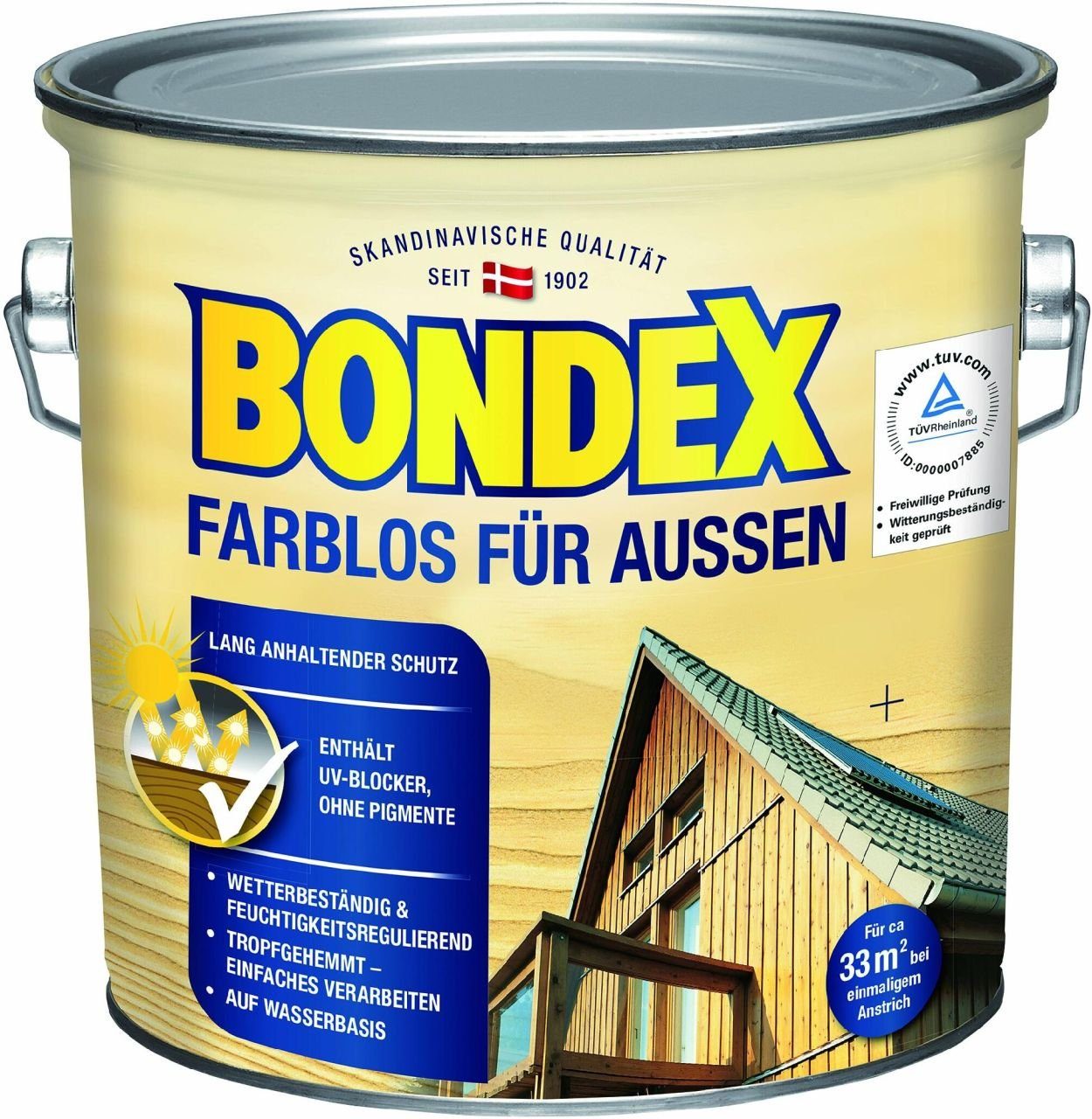 Bondex Lasur Bondex Farblos für Außen 2,5 L farblos