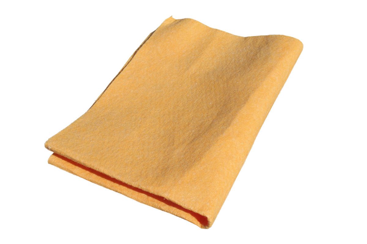 Vliesbodentuch orange, 210 g, 50 x 70 cm, 3 Stück Reinigungstuch (3-tlg)