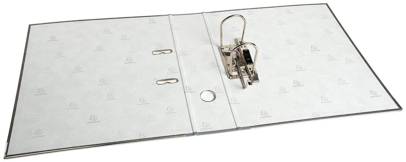 Thumbnail - EXACOMPTA Aktenordner 20x Ordner Wolkenmarmor 2Ring 80mm Rücken farbig A4 grau 53709E, Ordner Wolkenmarmor