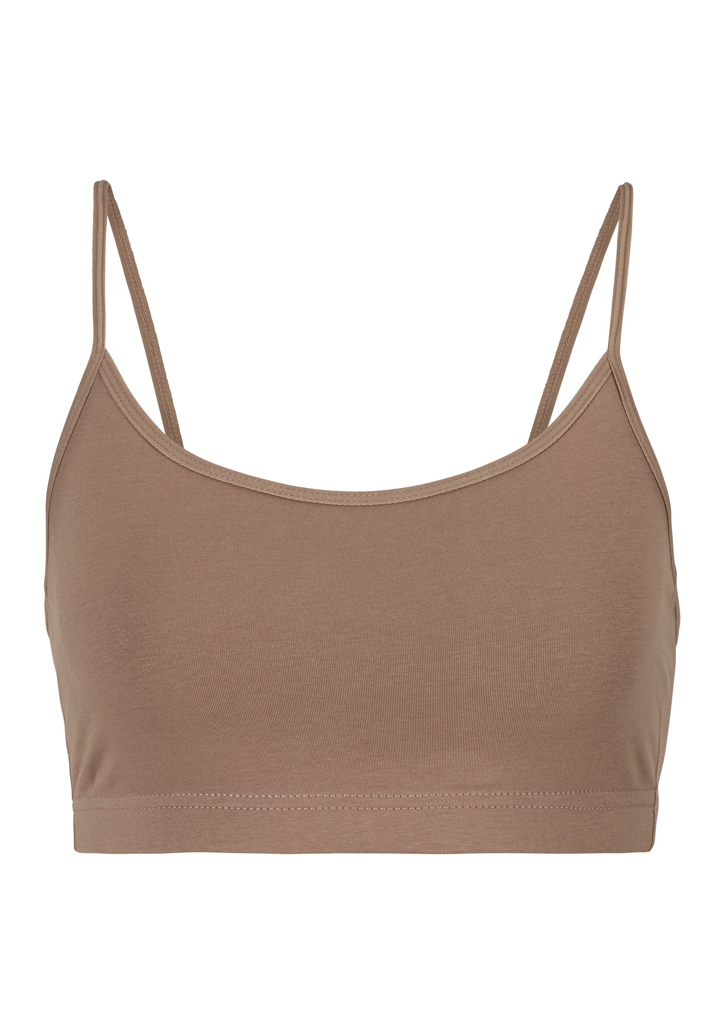 LASCANA Bustier (2er-Pack) aus elastischer Baumwolle