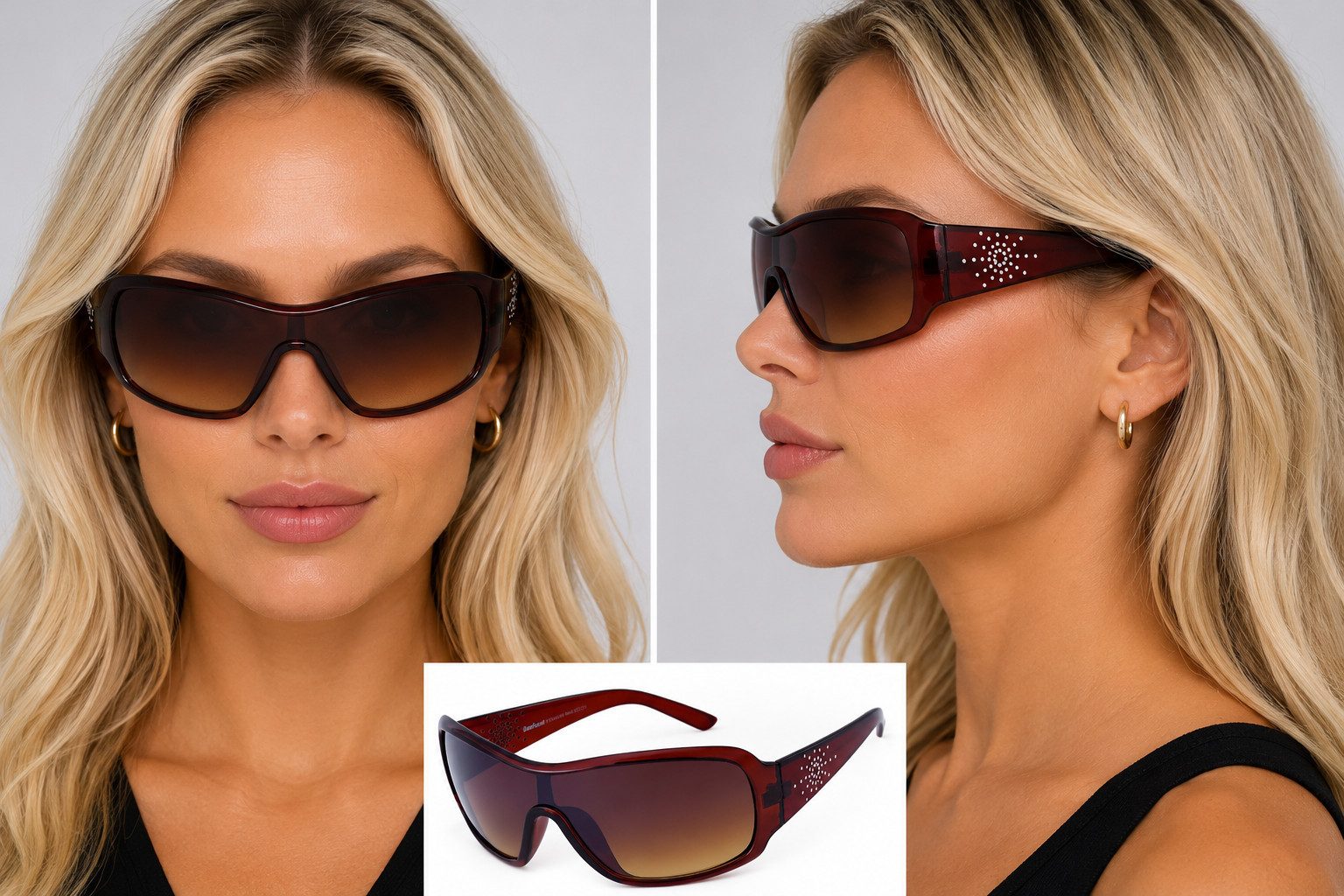 DanCarol Sonnenbrille DC-222- Sonnenbrille für Damen, zeitlos schönes Design