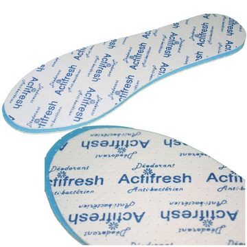 Sohlen24 Frischesohlen Antibakterielle ACTIFRESH Schuheinlagen 8 (Packung, 1-tlg), Universalgröße