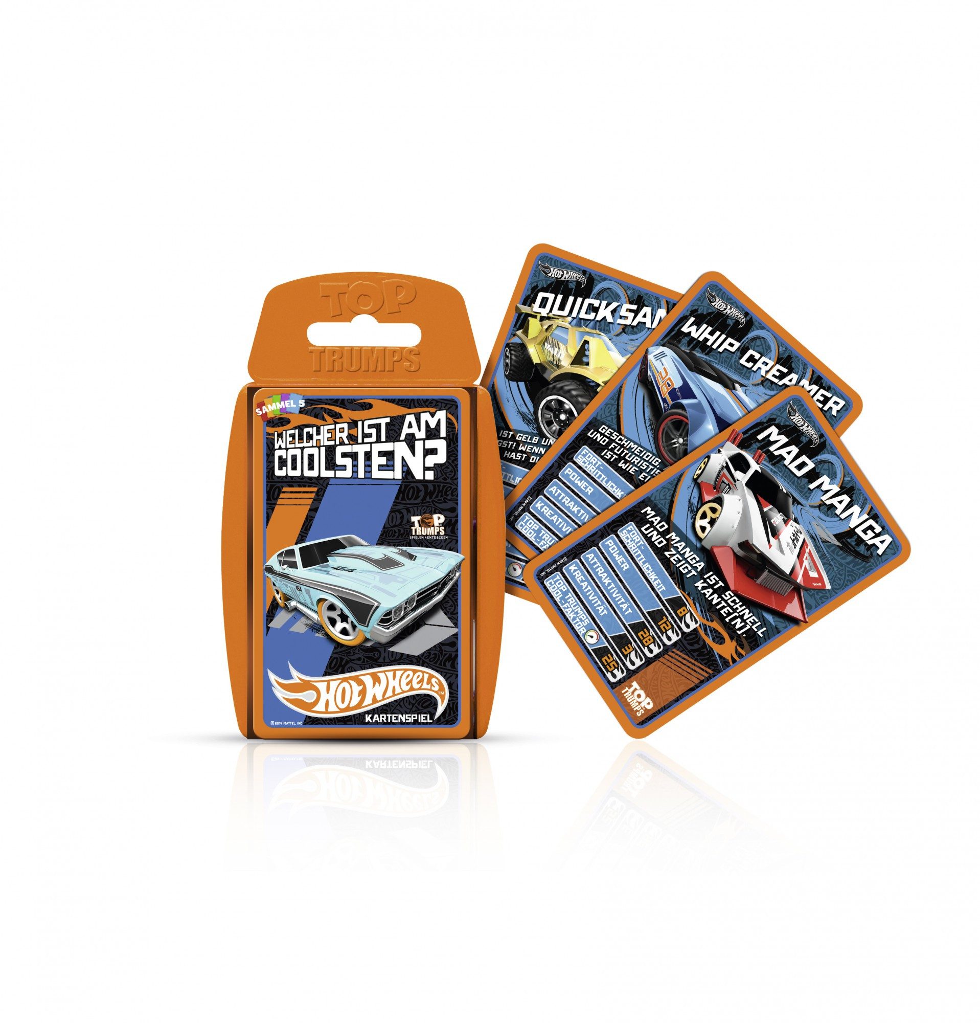 Winning Moves Spiel Top Trumps - Hot Wheels, Quartett