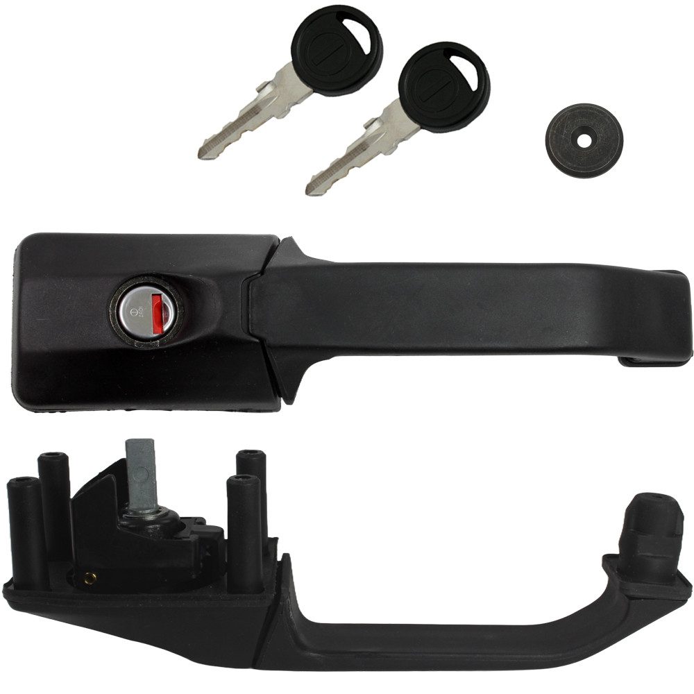 sts Aufschraubschloss POS Außenschloss Türschloss Griff Wohnwagen Caravan Camper schwarz