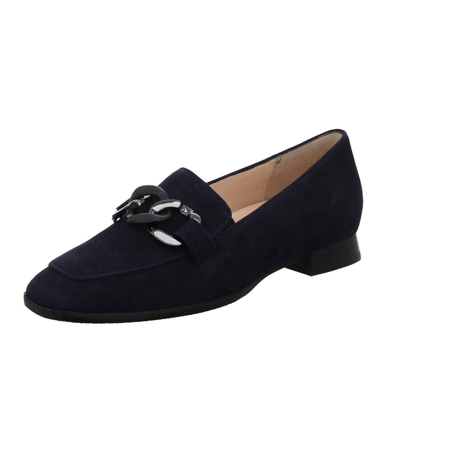 Hassia blue Nubuk Slipper