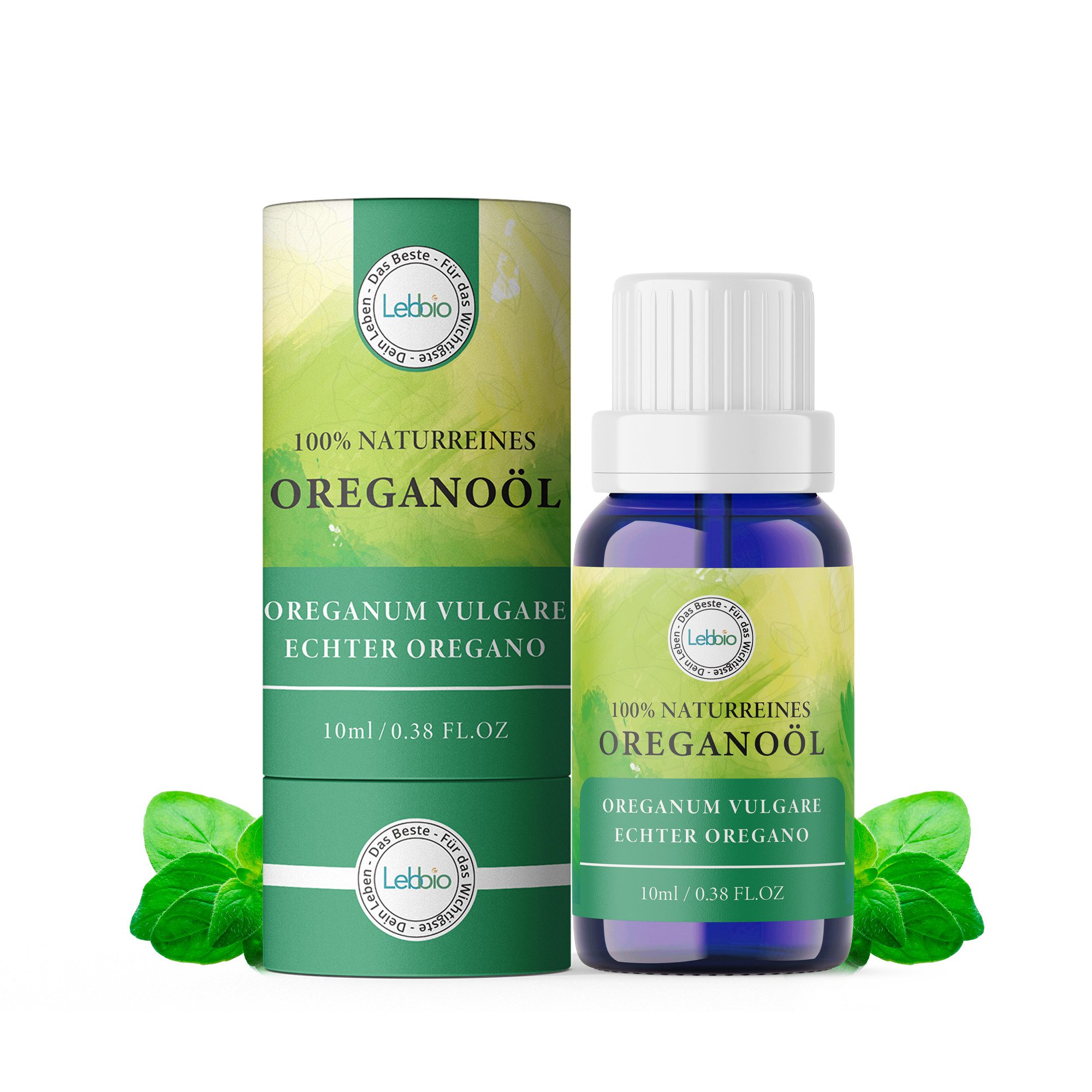 Lebbio Körperöl Lebbio Oregano Öl – 100% Pur und natürlich, Wirkt Antiseptisch