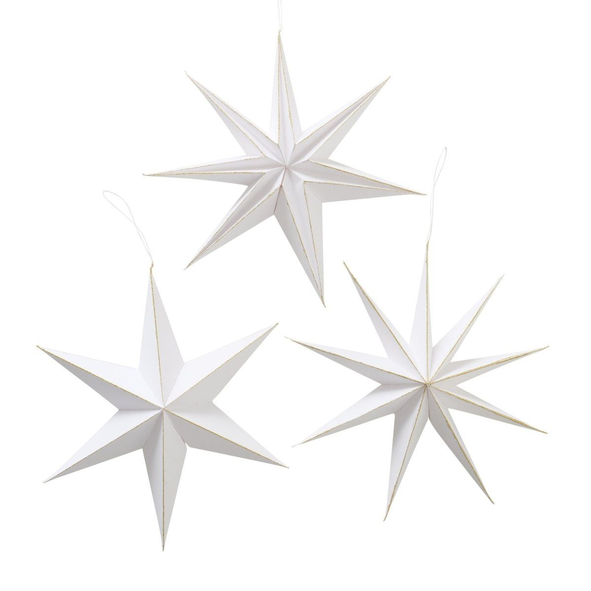 BOLTZE Dekohänger Verlana Dekohänger Stern sortiert 30cm (1 Stück)