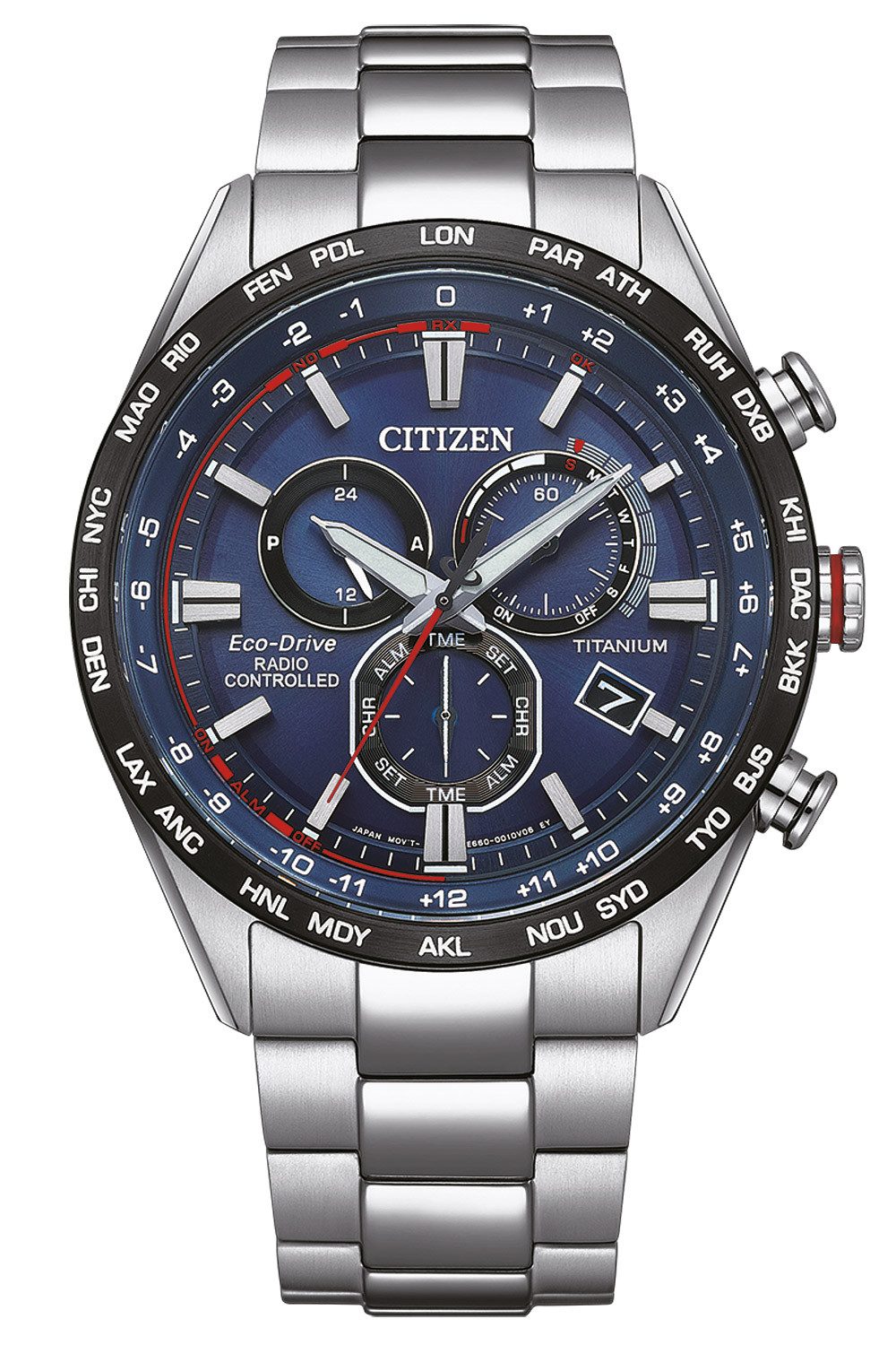 Citizen Solaruhr Eco-Drive Herren-Solar Titan/Blau