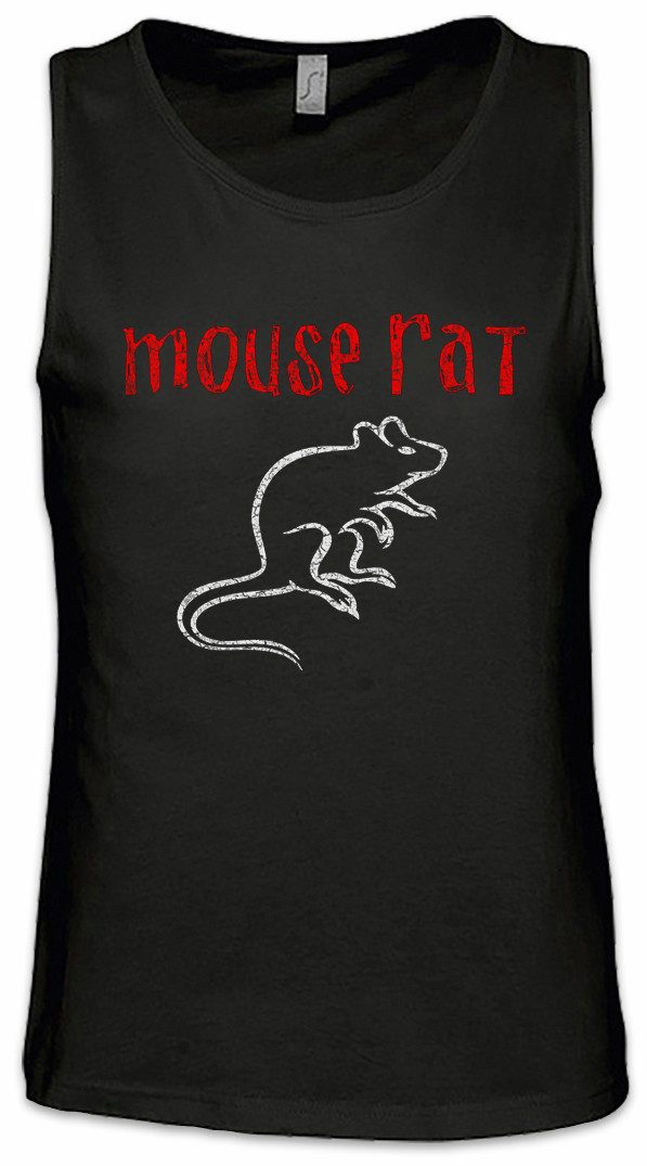 Urban Backwoods Tanktop Mouse Rat Ärmelloses T-Shirt Parks and Fun Recreation Rec Ratte Greg Fun Geek Nerd Music