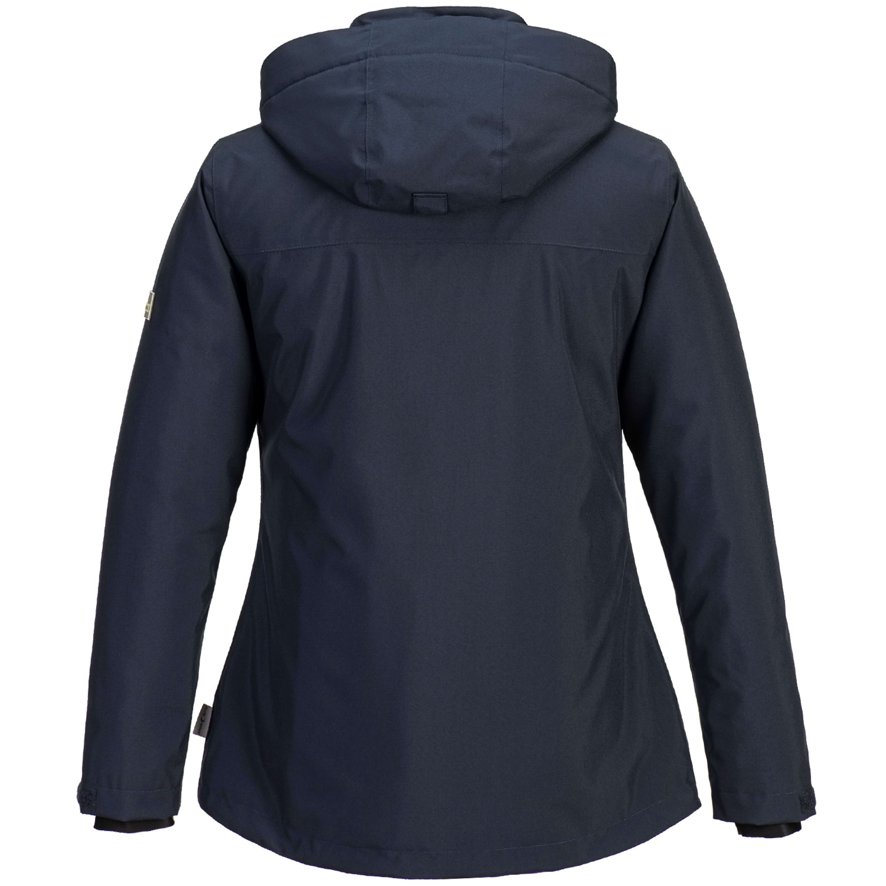 Blue Wave Jacke mit Regenjacke marine Kati - Funktionsjacke Fleece-Innenfutter Damen Wasserdichte