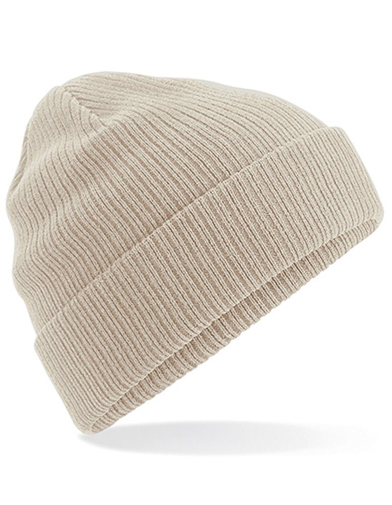 Goodman Design Beanie Strickmütze Herbst cotton Winter Sand organic Bio-Baumwolle Beanie