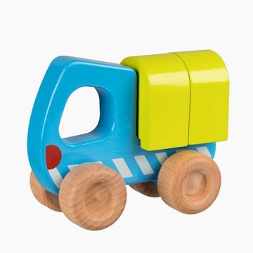 goki Spielzeug-Baumaschine Lastwagen, Qualität und Sicherheit kompromisslos umgesetzt