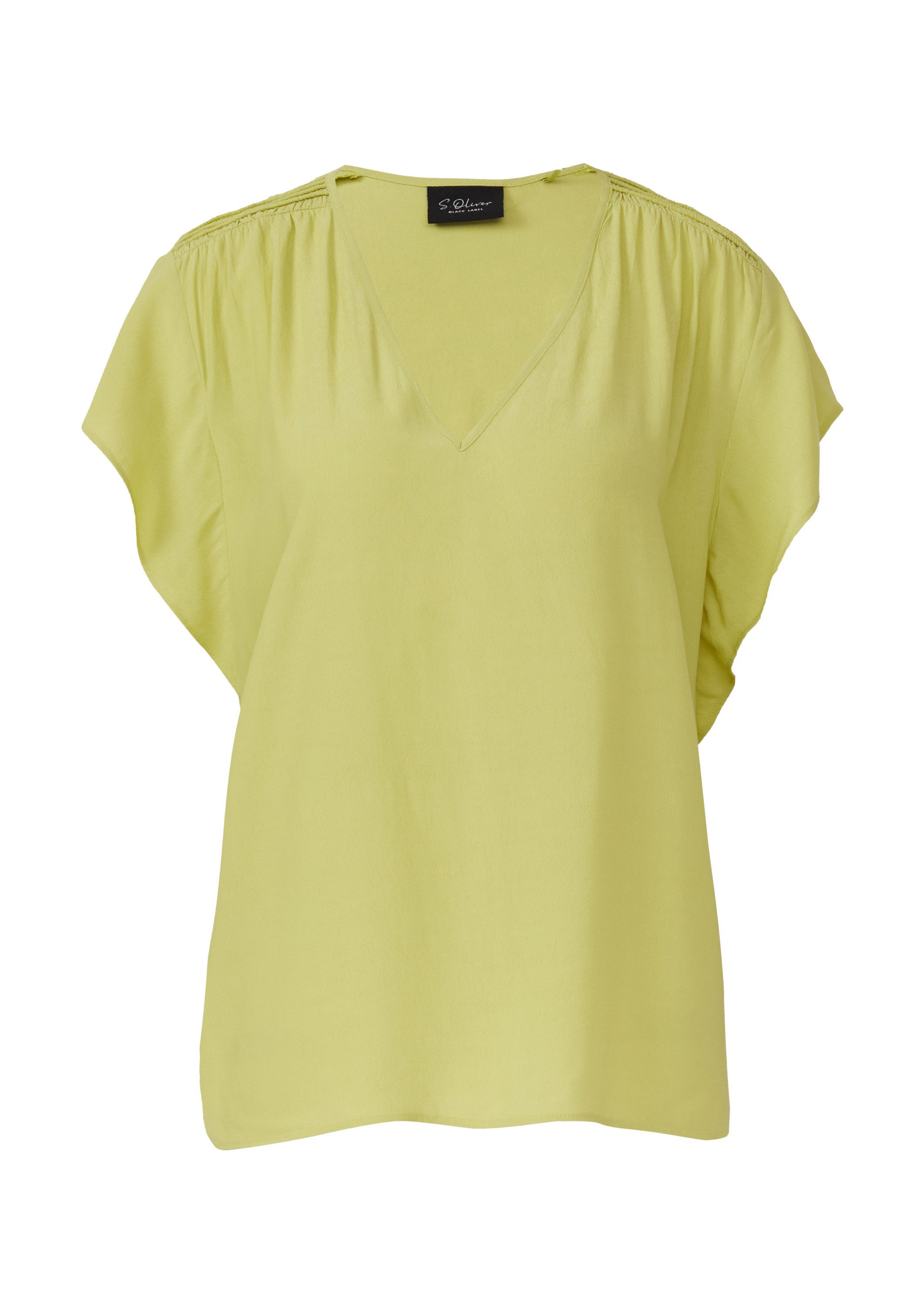 s.Oliver Kurzarmbluse Bluse (1-tlg) günstig online kaufen