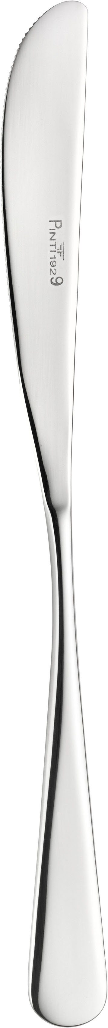 PINTINOX Tafelmesser Audrey (6 Stück), geschmiedeter Edelstahl, hochglanzpoliert, spülmaschinengeeignet