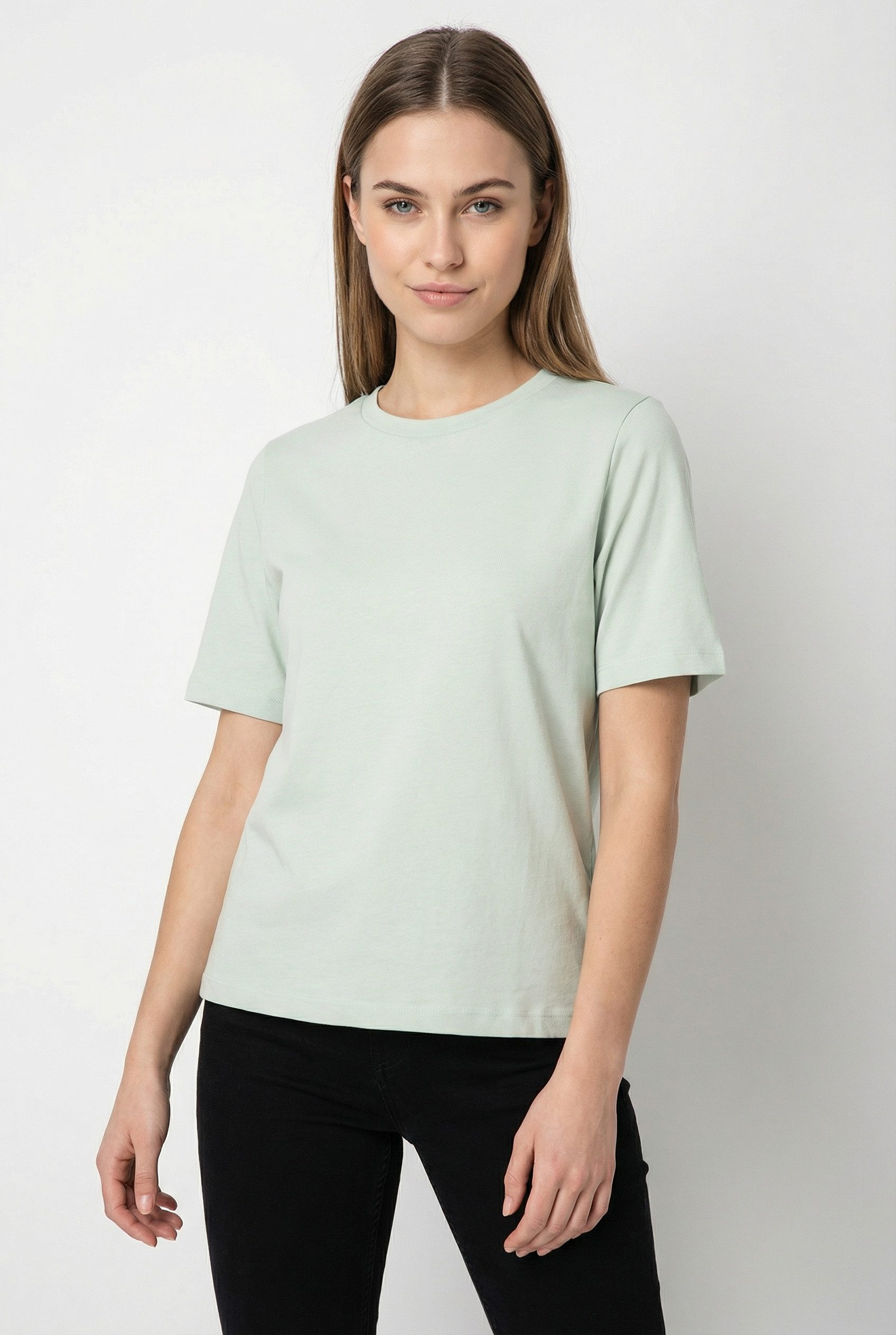 ONLY Kurzarmshirt ONLONLY S/S TEE JRS NOOS regular fit, casual, Single Jersey, Baumwolle, Rundhals