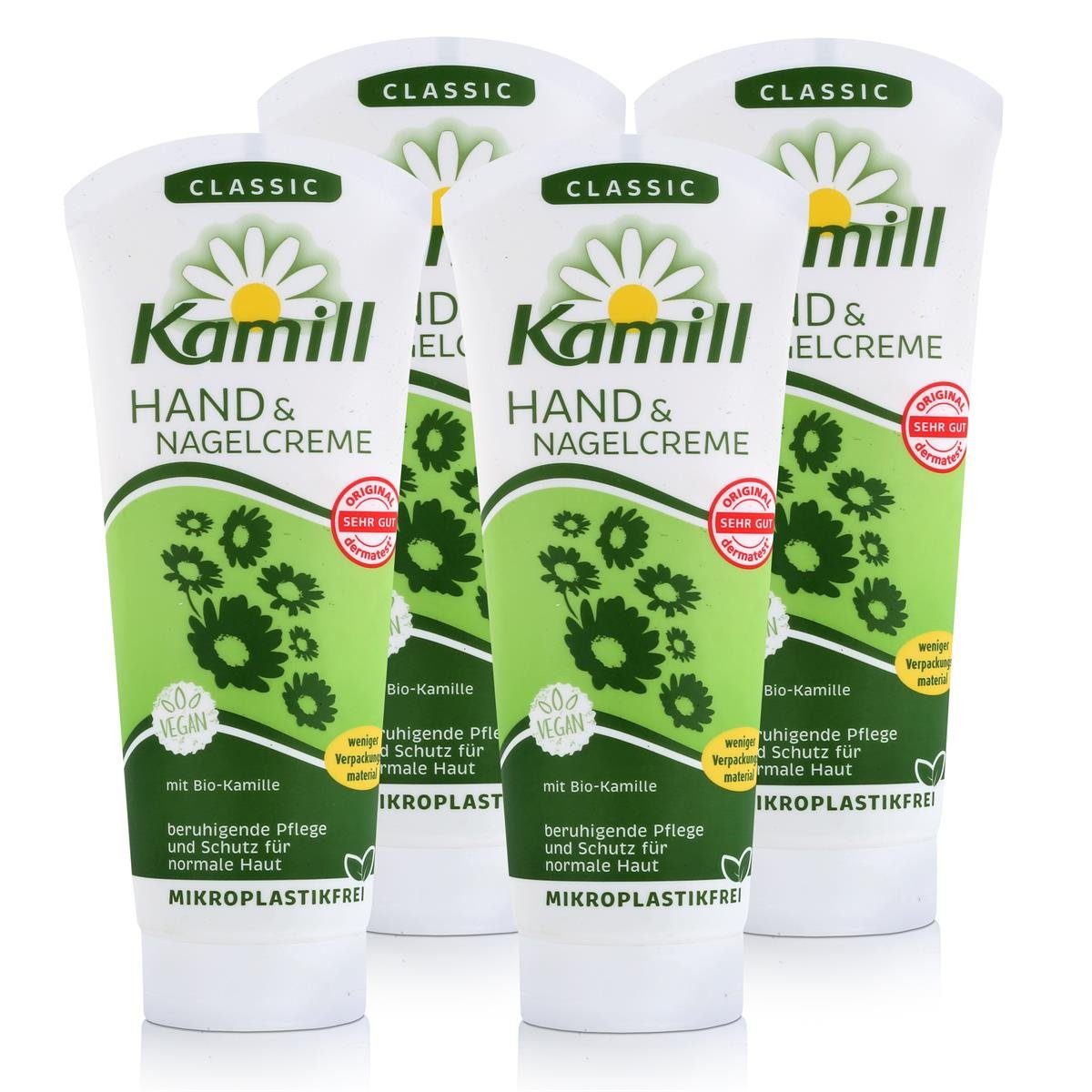 Hautcreme Kamill Hand & Nagelcreme Classic 100ml - Handcreme Kamillenextrakt (4e