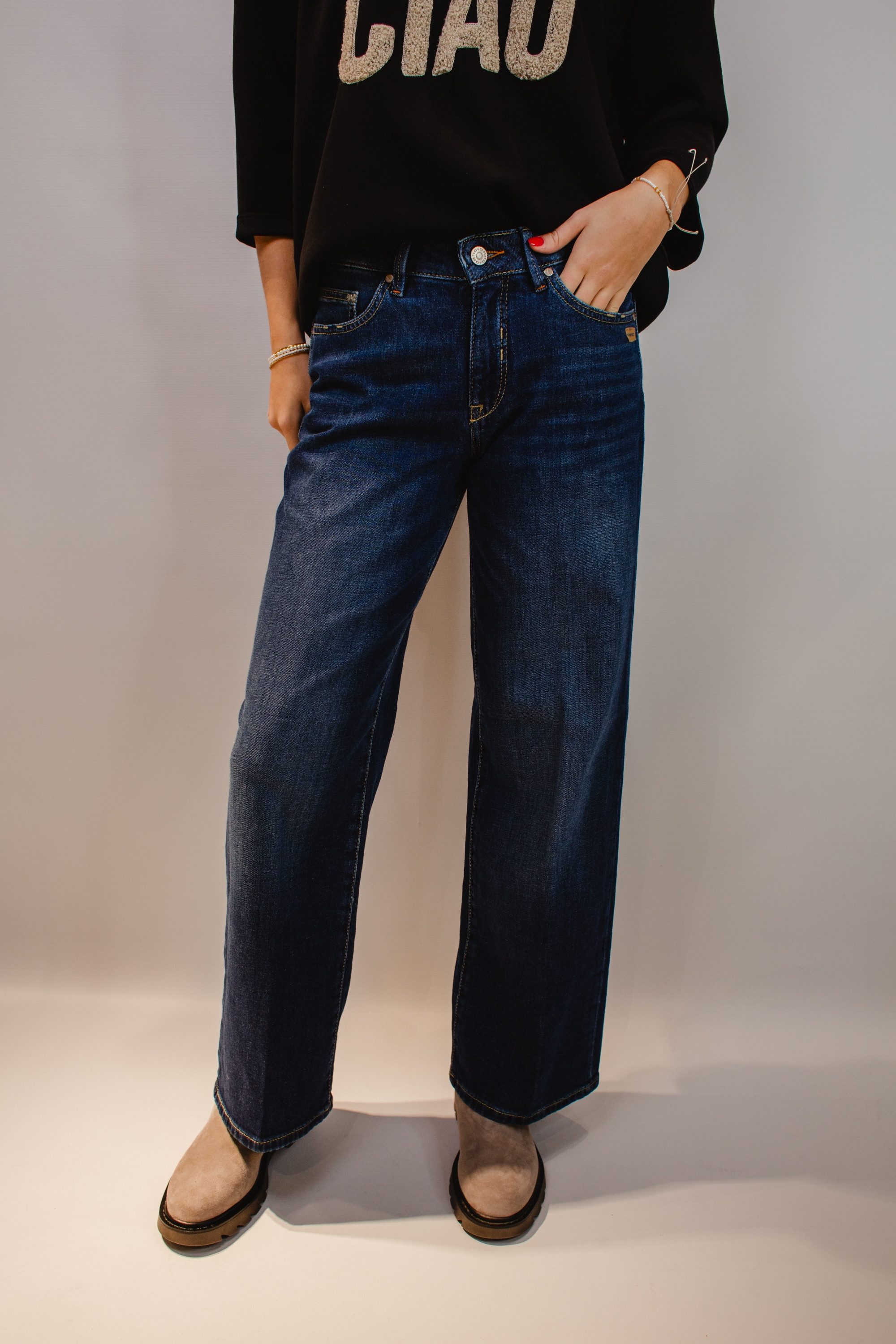 GANG 5-Pocket-Jeans Jeans GANG dunkelblau günstig online kaufen