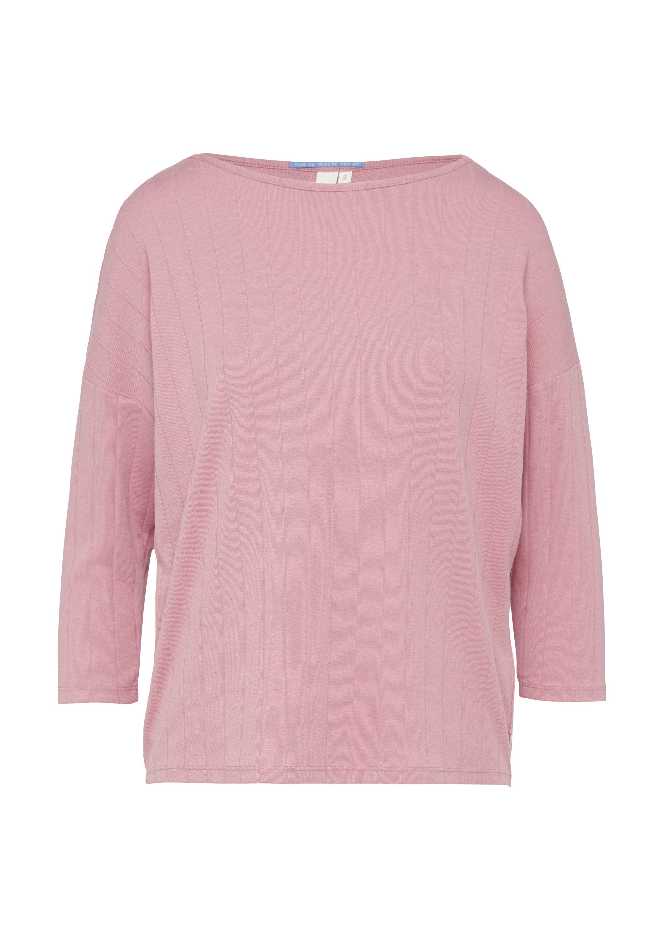 QS 3/4-Arm-Shirt T-Shirt Shirt im Loose günstig online kaufen