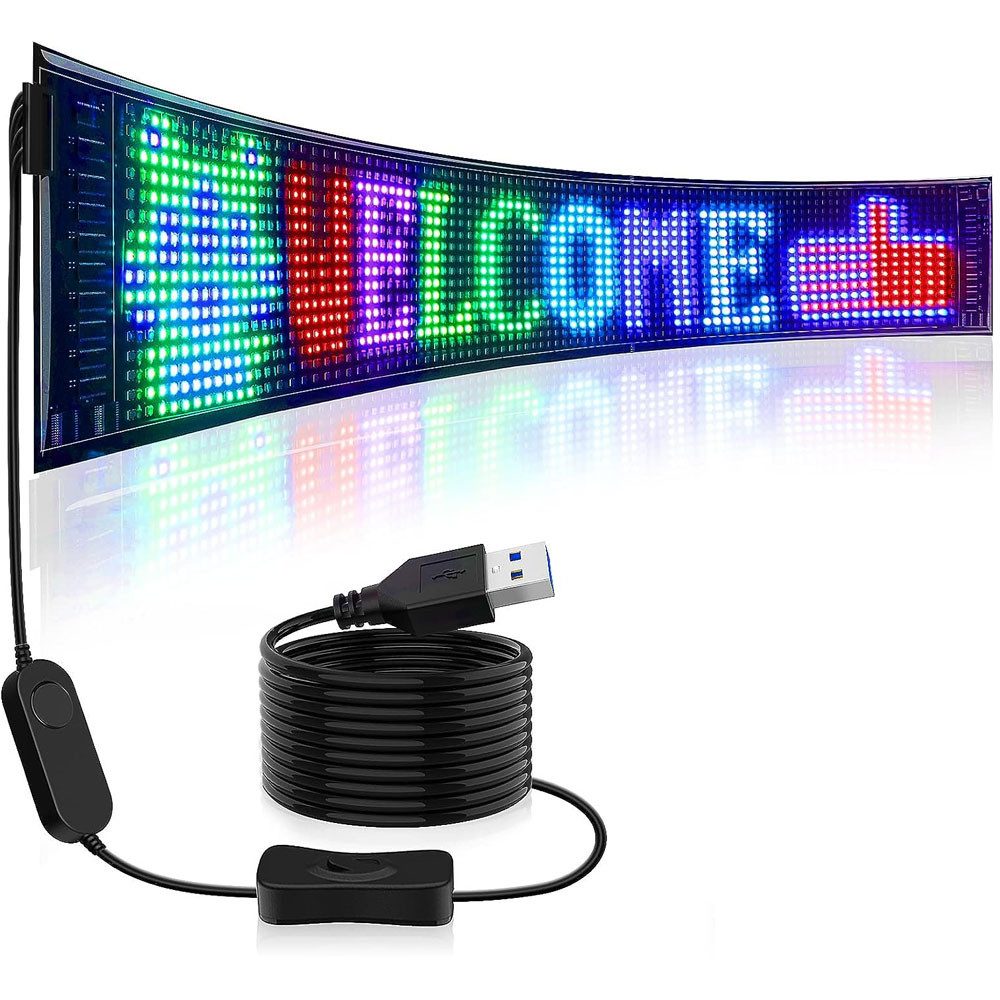 Hinweisschild Flexible USB RGB LED Anzeige Board