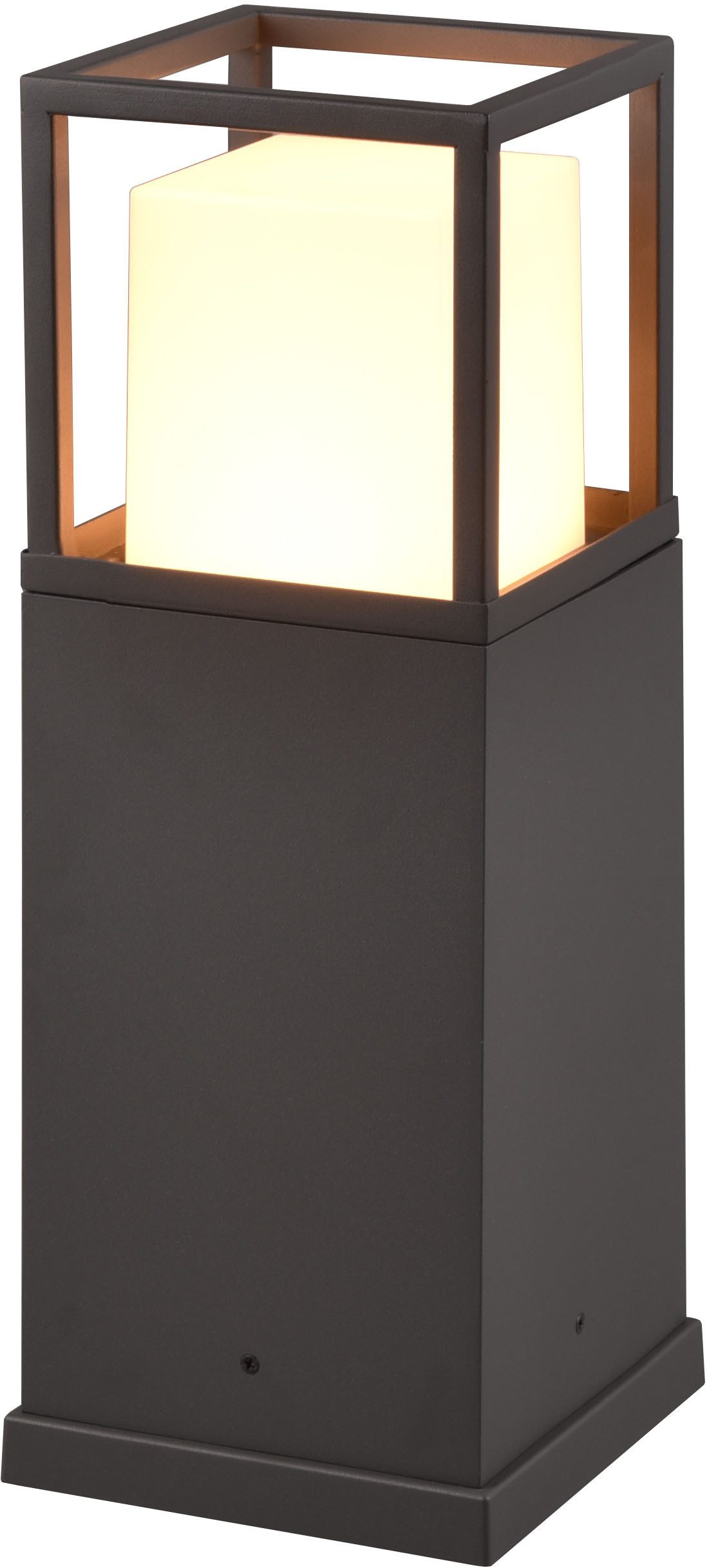 TRIO Leuchten LED Außen-Stehlampe WITHAM, Outdoor Garten Stehleuchte Höhe 40cm, 14,5W LED, 1450 Lumen, LED fest integriert, warmweiß - kaltweiß, Lichtfarbe einstellbar warmweiß bis kaltweiß 2300/3000/4000K, IP54