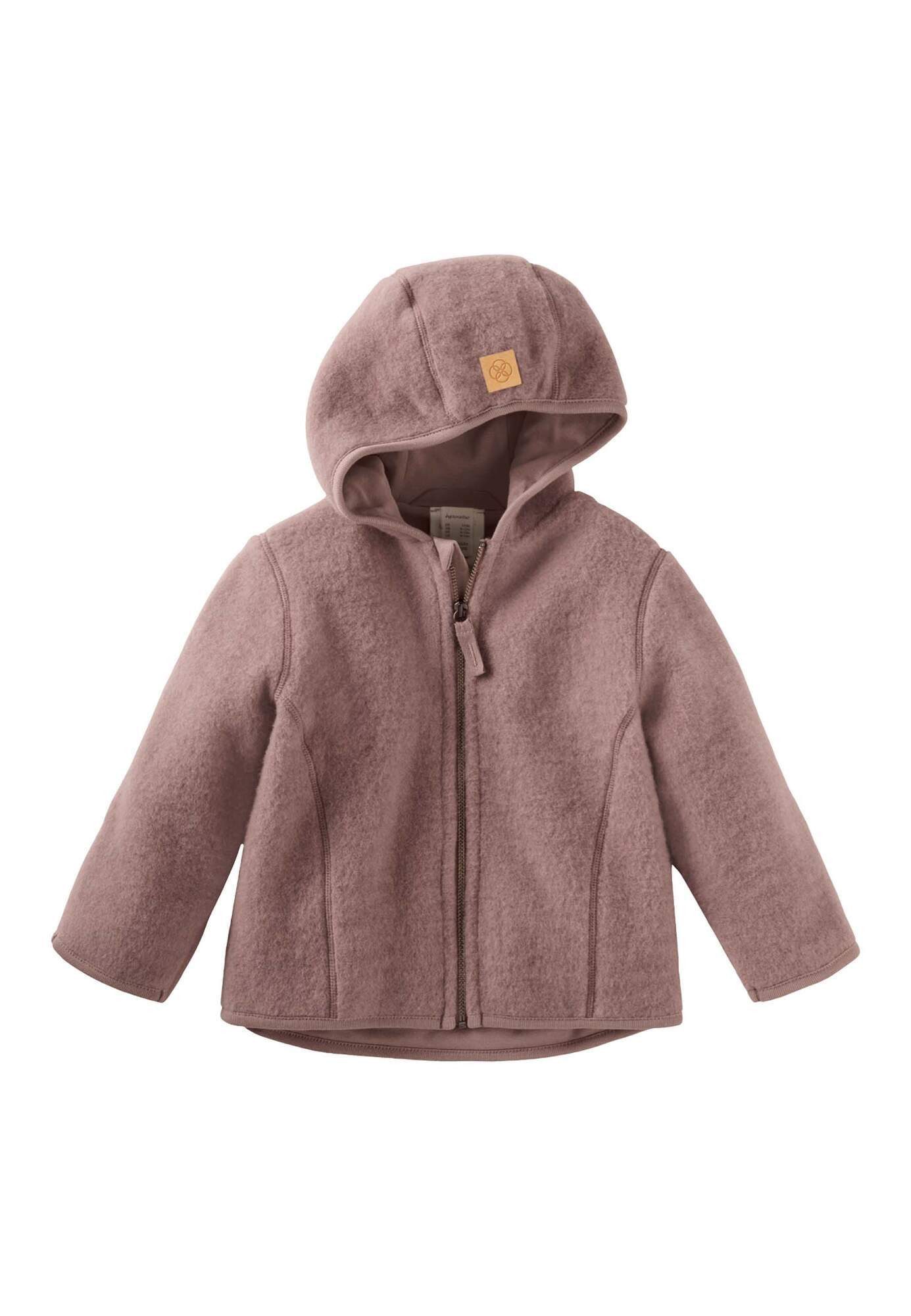 Hessnatur Fleecejacke Wollfleece aus reiner Bio-Merinowolle (1-St)