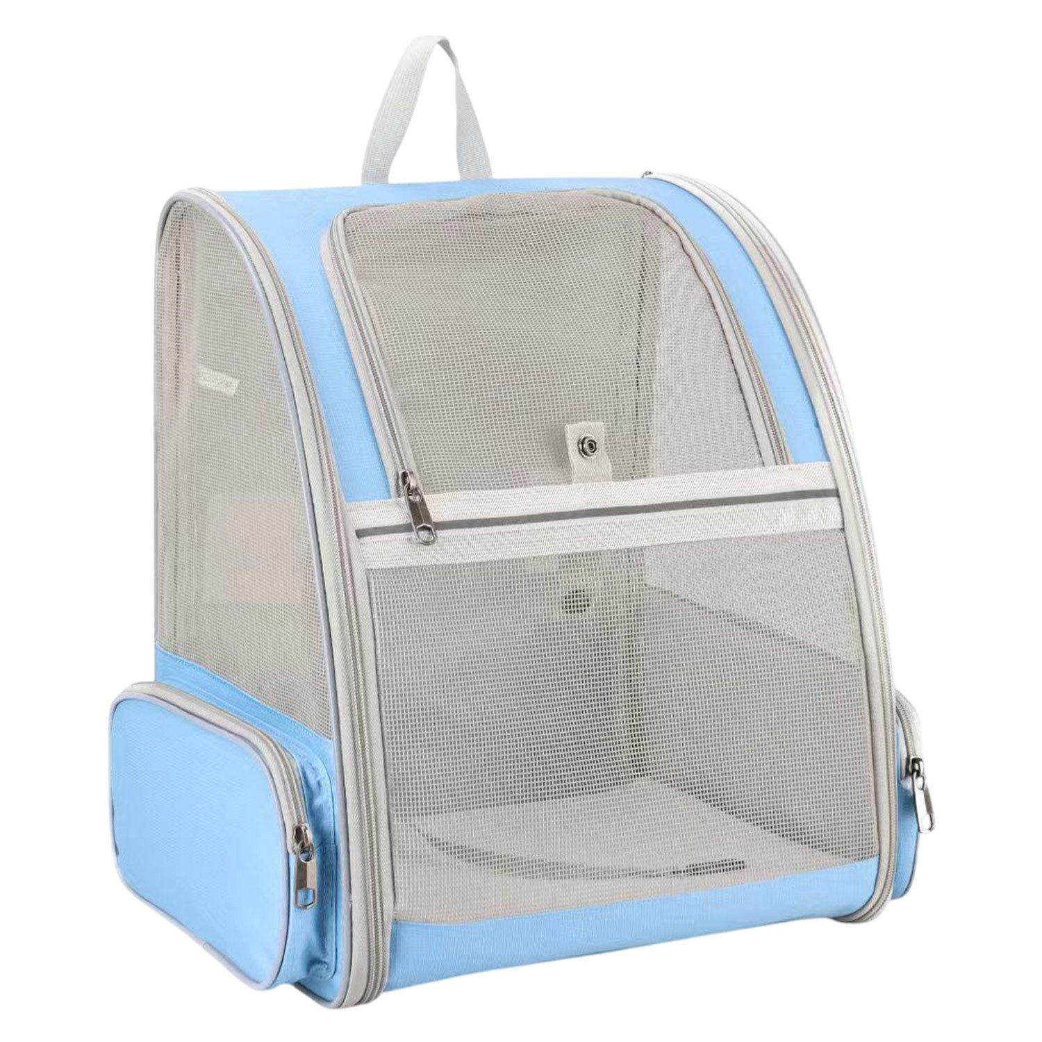 Refttenw Tiertransporttasche Katzenrucksack Atmungsaktive Faltbar Haustier Rucksack mit Netzfenster bis 7 kg