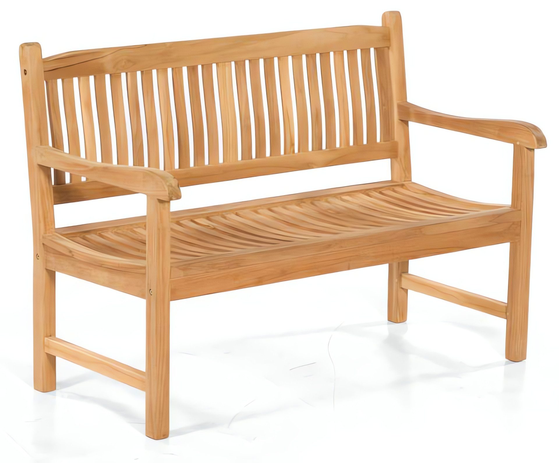 SonnenPartner Gartenbank Bank "Buckingham" 2 Sitzer Teakholz