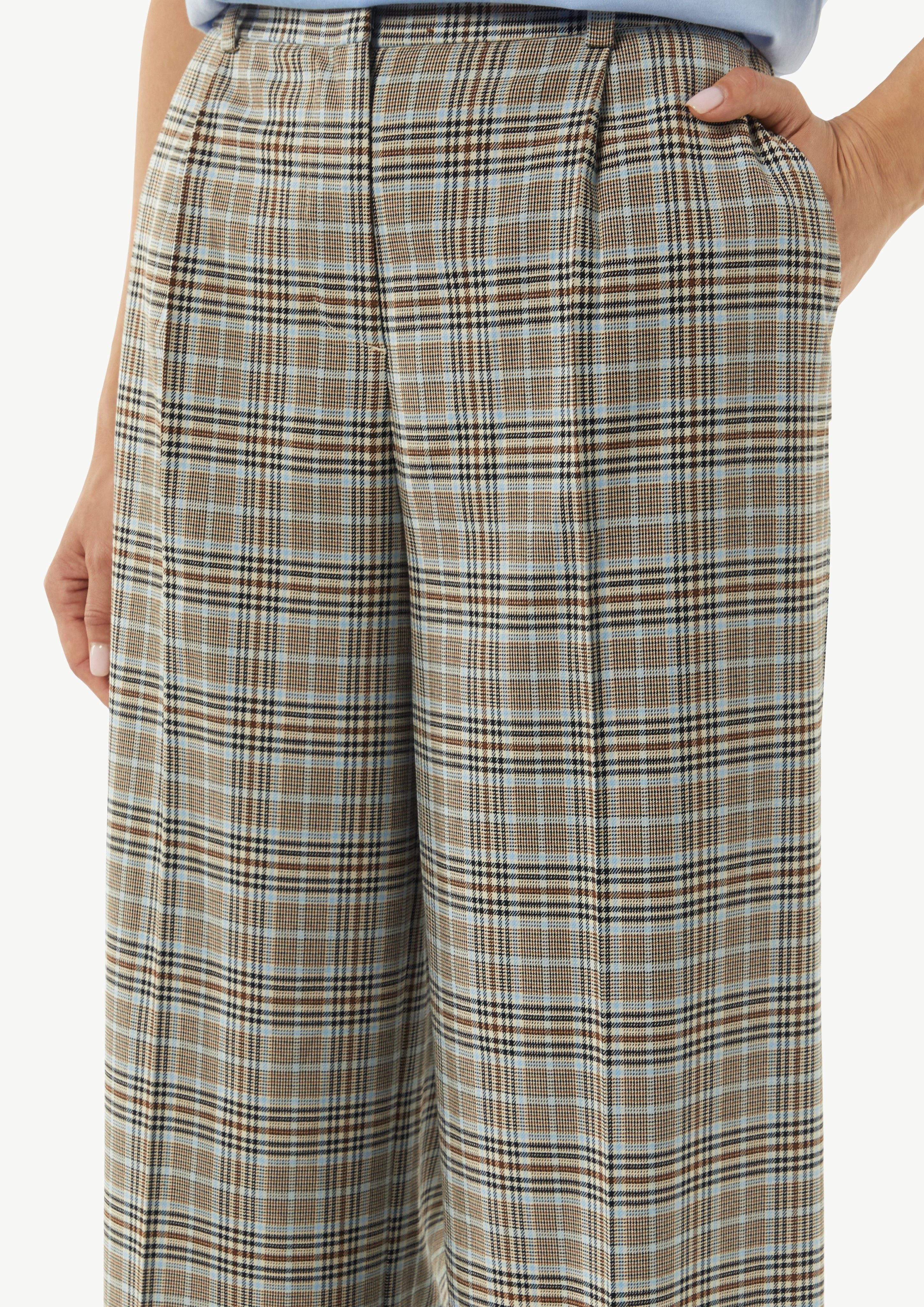comma casual identity Stoffhose Karohose mit günstig online kaufen