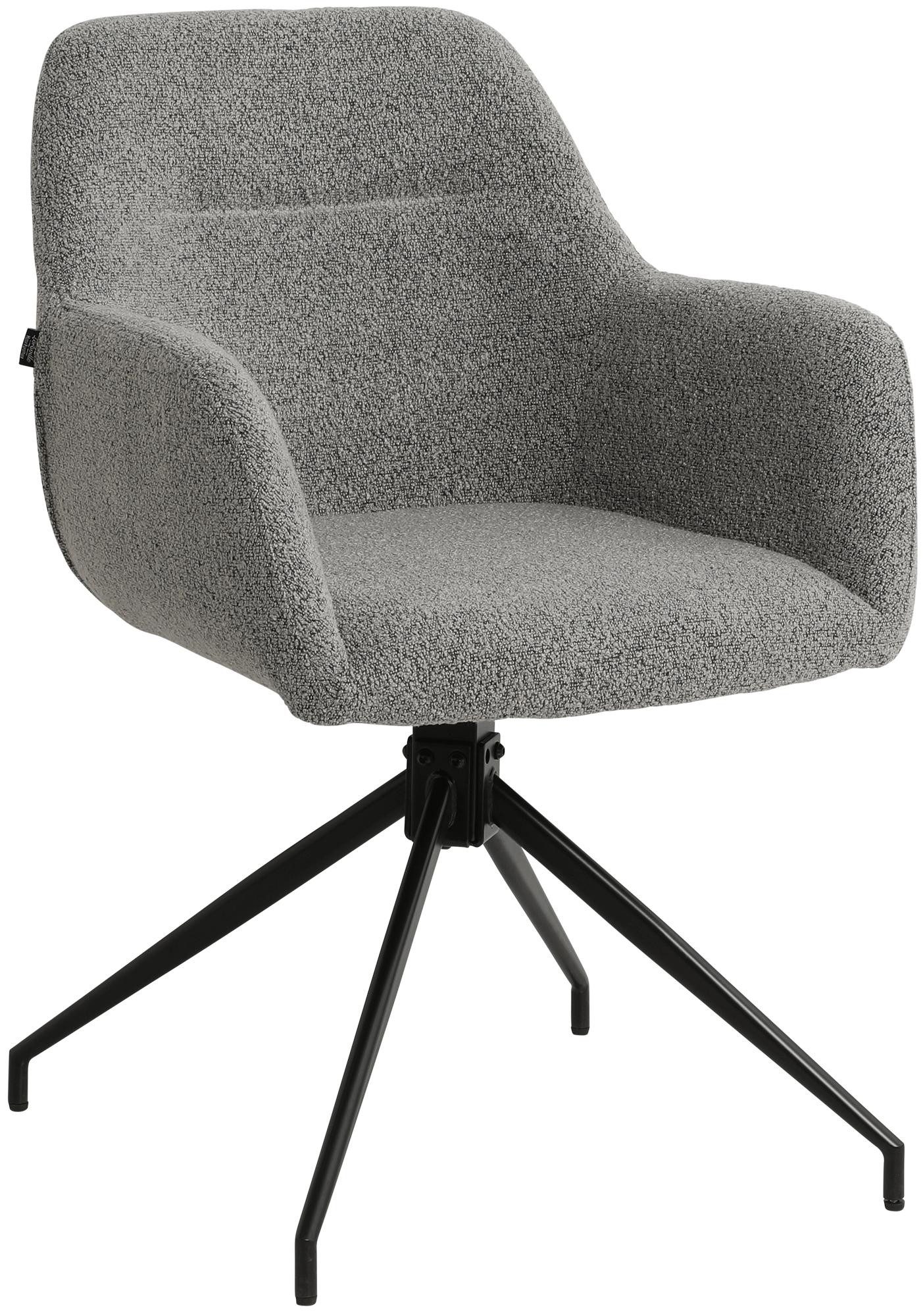 CLP Esszimmerstuhl Esszimmerstuhl Merlinda, 360° Drehstuhl, Teddystoff-Pols günstig online kaufen