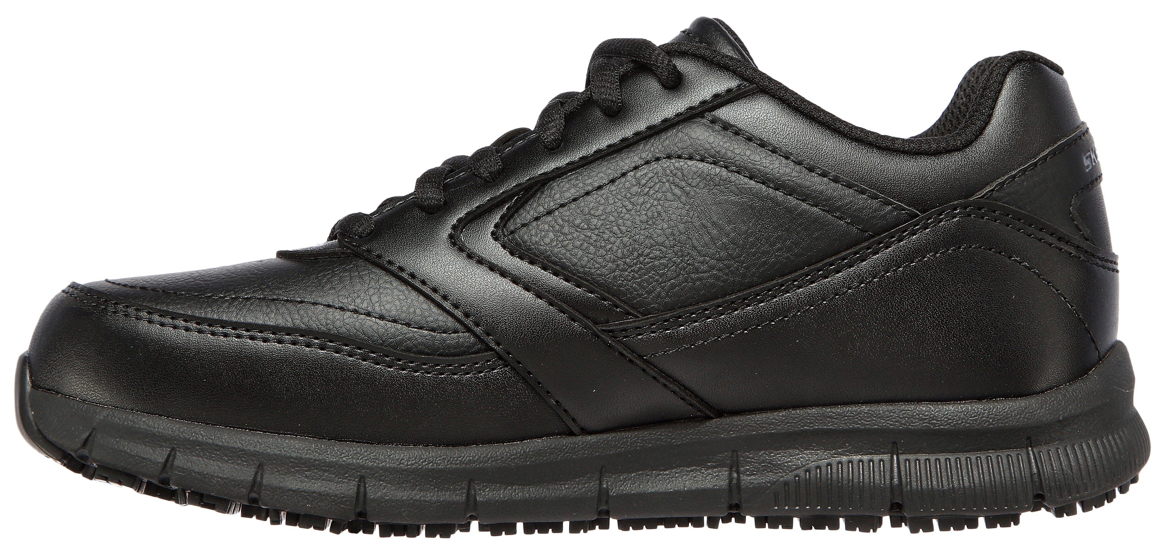 Skechers NAMPA WYOLA Berufsschuh Schnürschuh für Gastronomie,Pflege mit komfortabler Innensohle