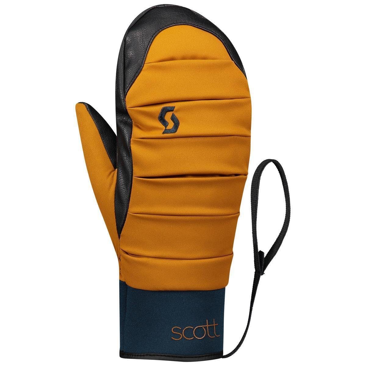 Scott Skihandschuhe Scott orange/dunkelblau Ultimate Damen Fäustling Skihandschuhe Primaloft