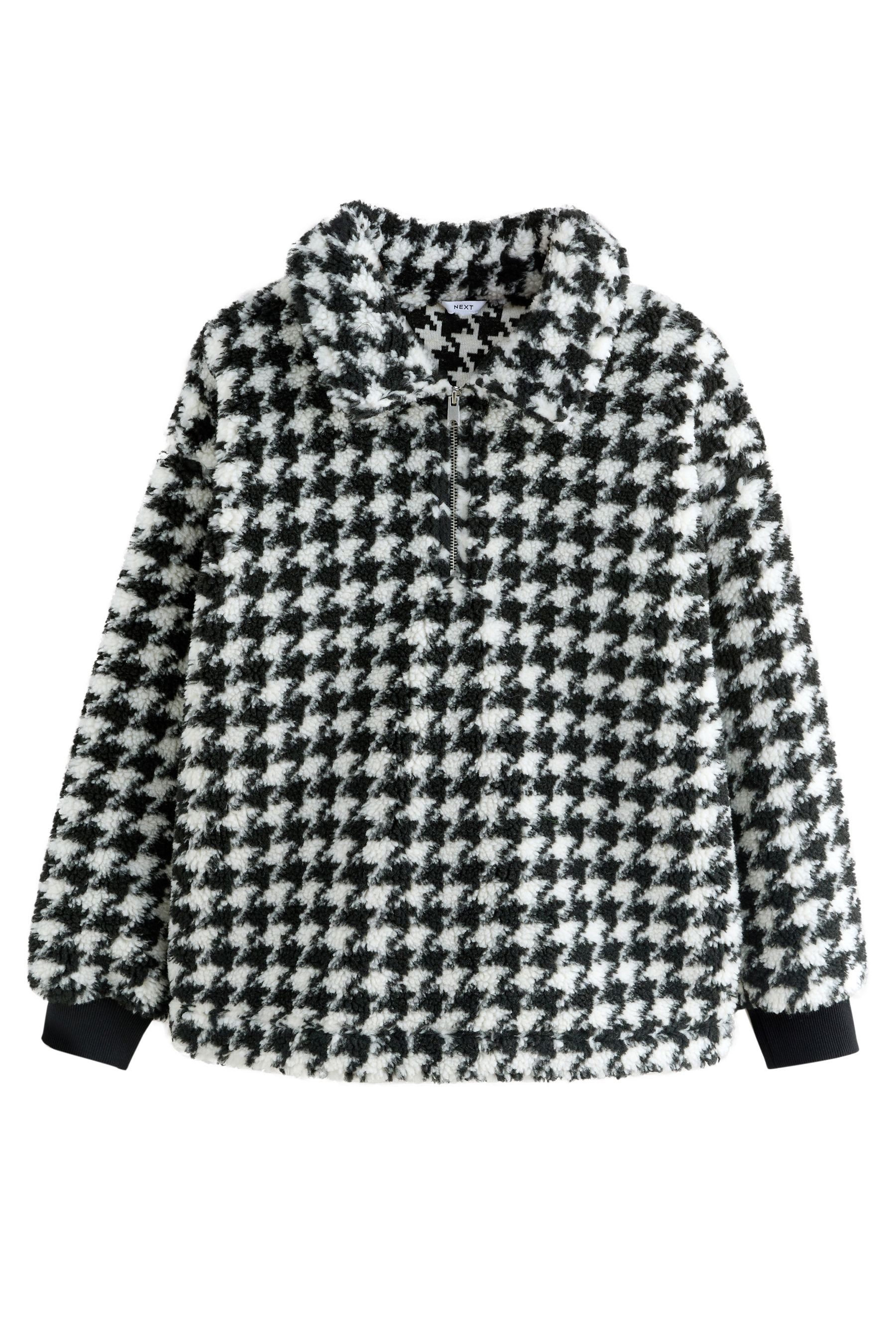 Next Fleecepullover Fleece-Sweatshirt mit Viertel-Reißverschluss (1-tlg)