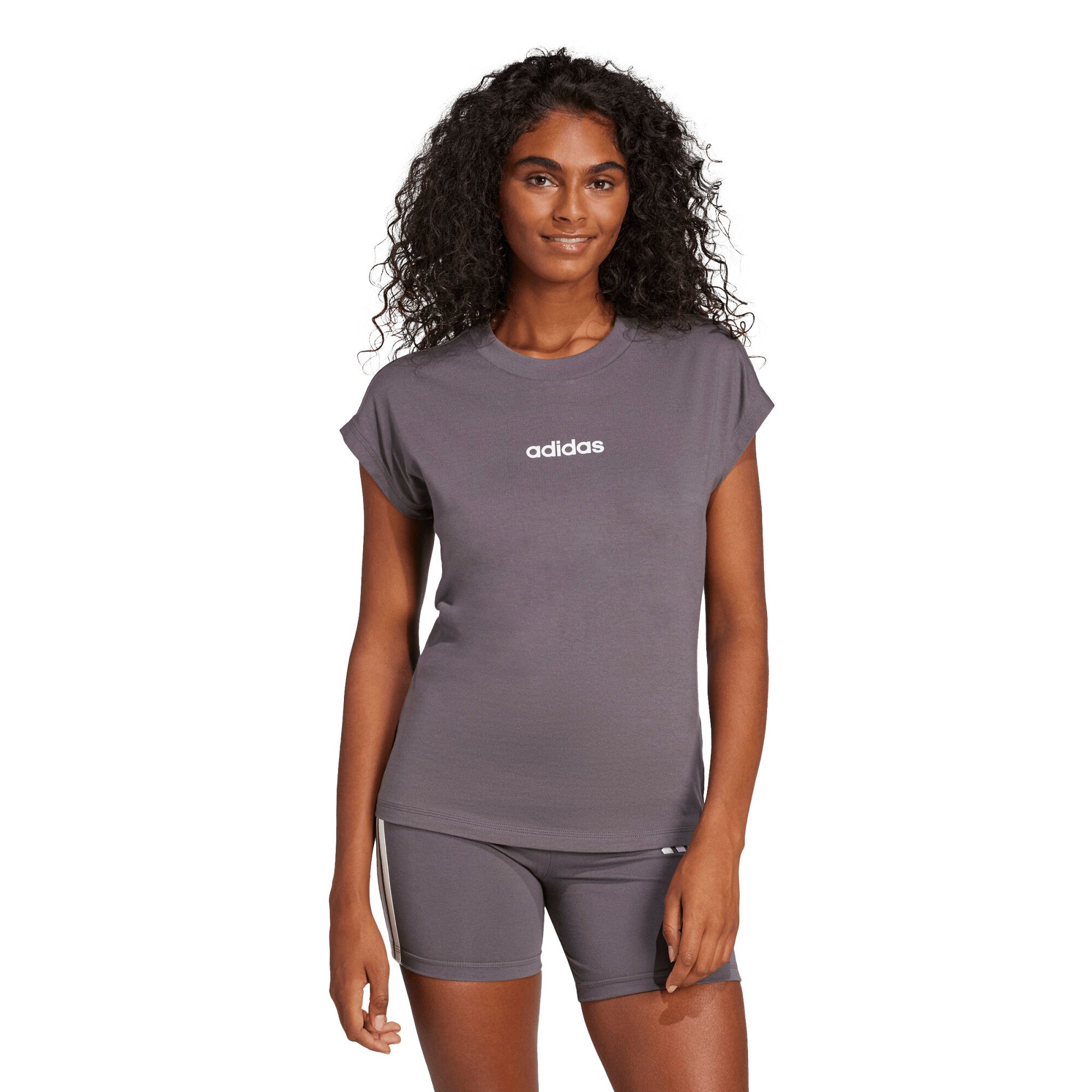 adidas Performance T-Shirt adidas Damen T-Shirt Essentials Linear Cotton Te günstig online kaufen
