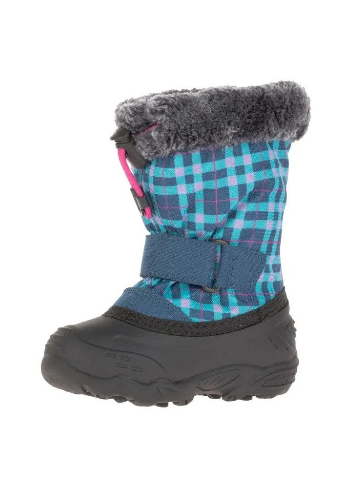 Kamik Winterschuhe Mini - nahtversiegeltes Nylon, Kunstfell-Schneekragen Winterstiefel