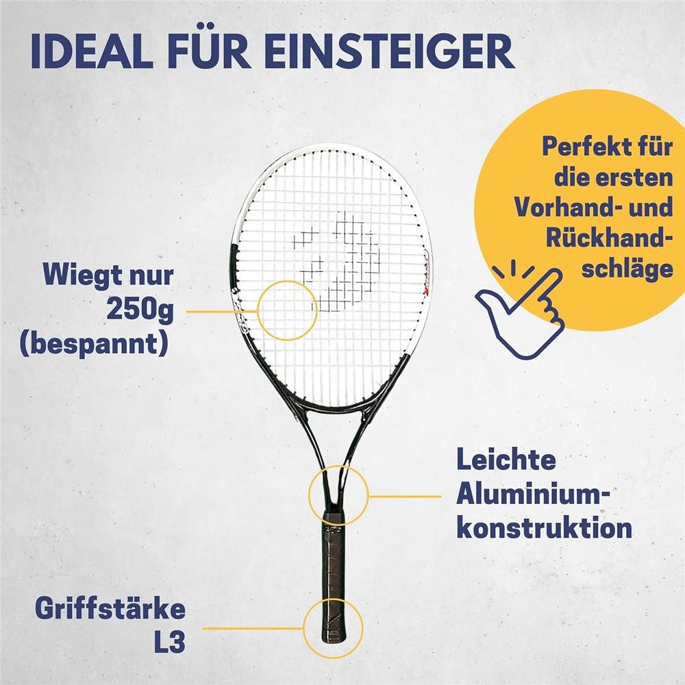 Best Sporting Tennisschläger Tennisschläger XT-Power, Tennisschläger XT-POWER Anfänger Kinder Erwachsene