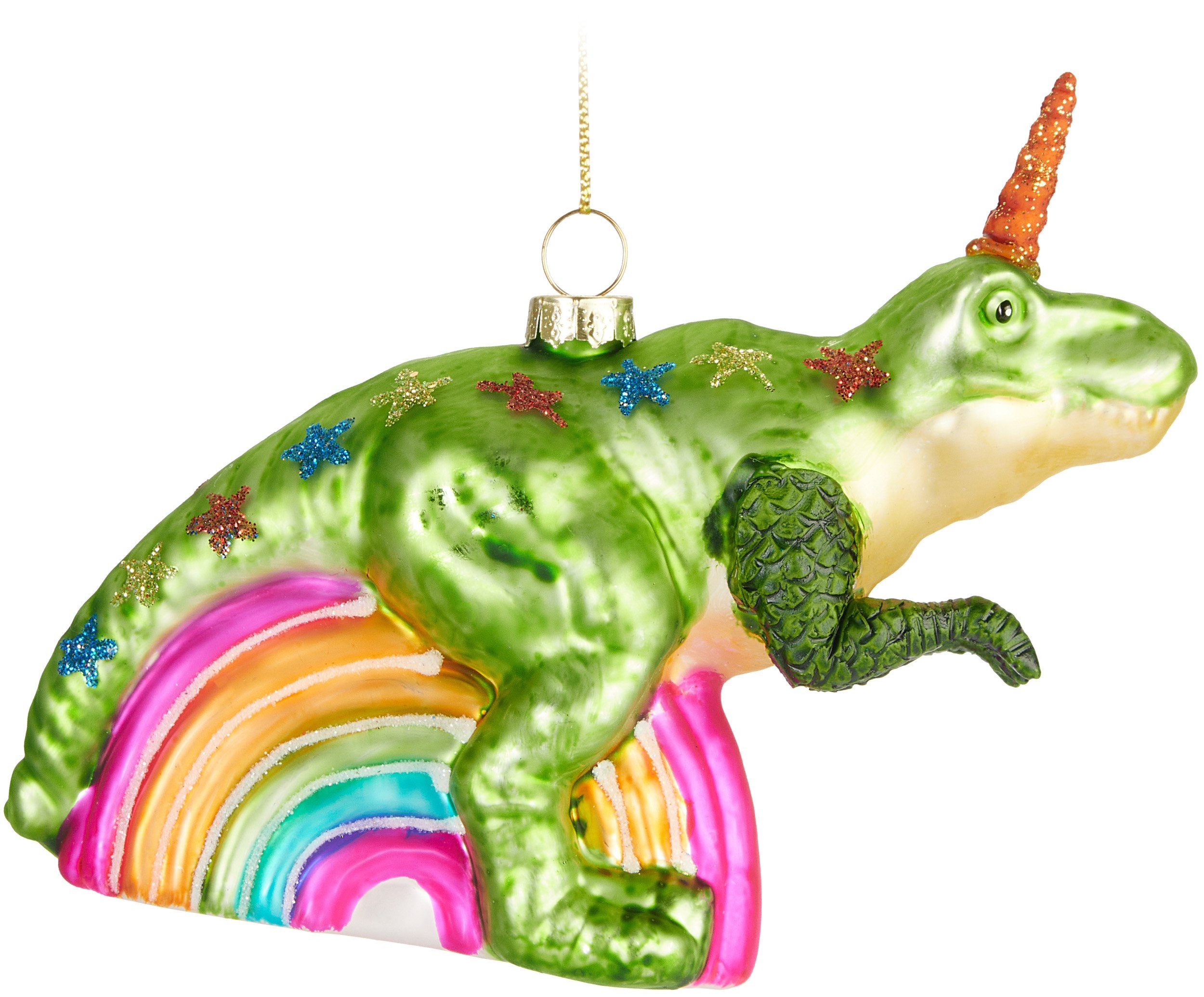 BRUBAKER Weihnachtsbaumkugel Lustige Weihnachtskugel aus Glas - Handbemalt günstig online kaufen