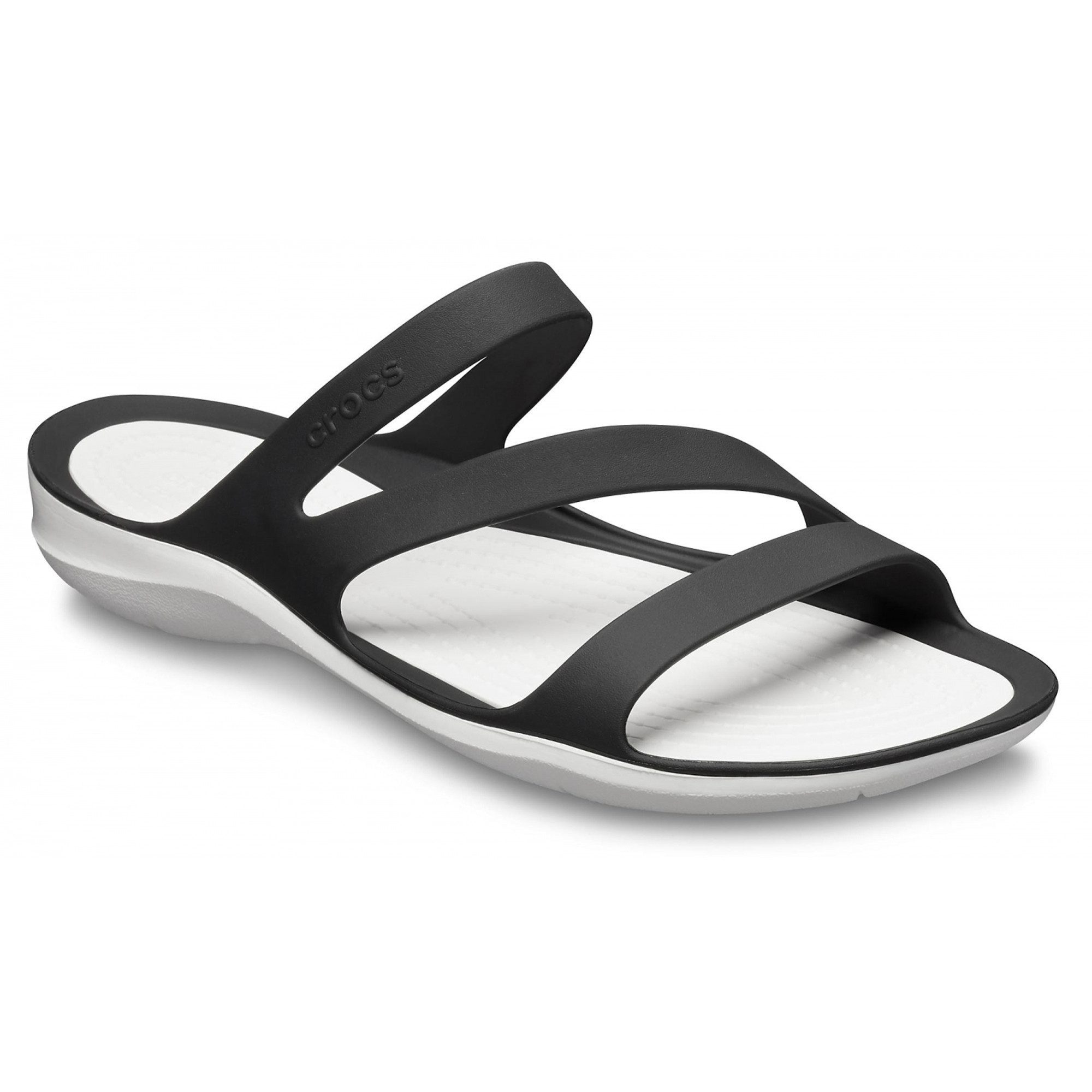 Crocs Swiftwater Sandalen Damen black/white Sandale günstig online kaufen