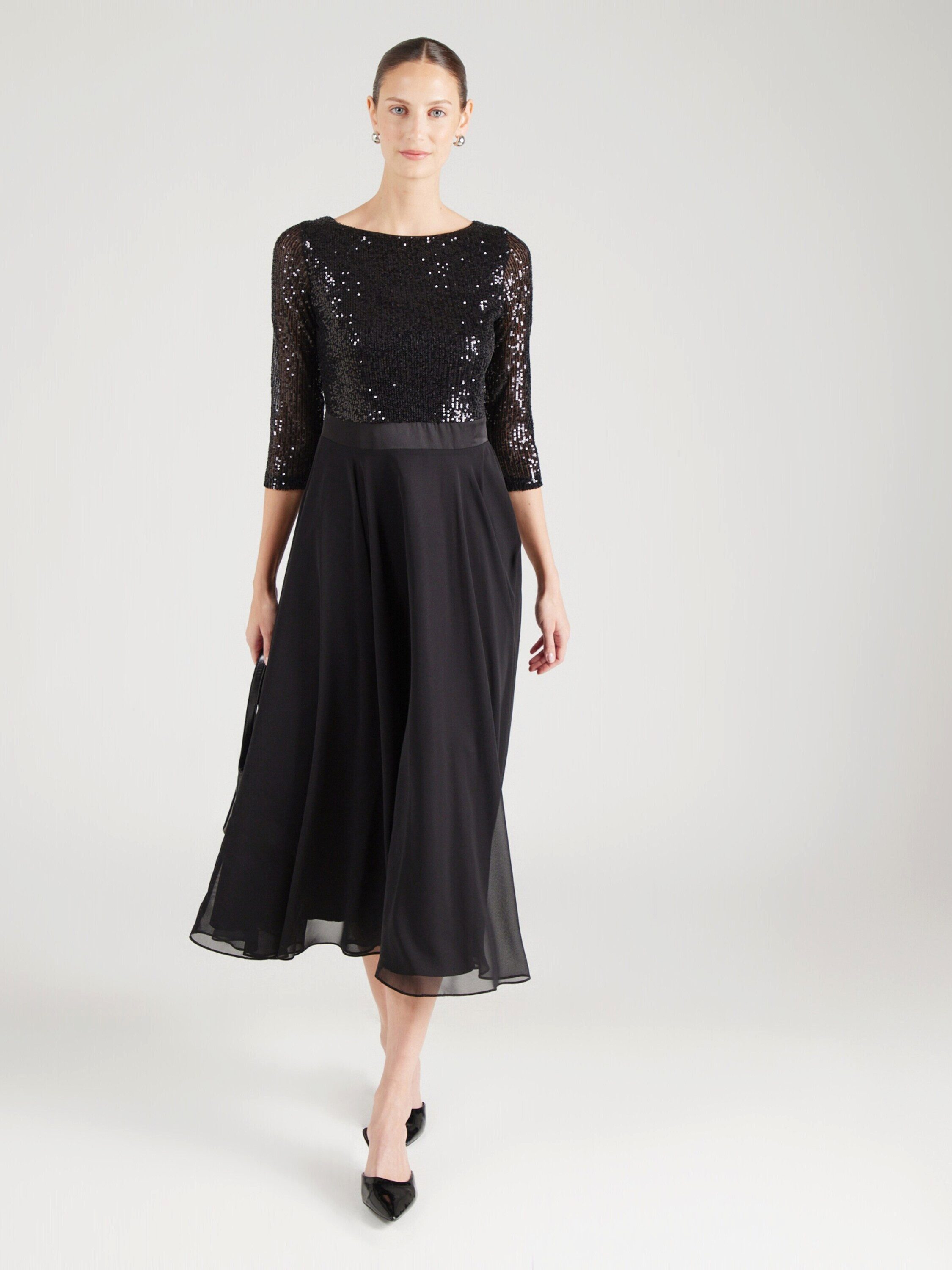 SWING Cocktailkleid (1-tlg) Pailletten