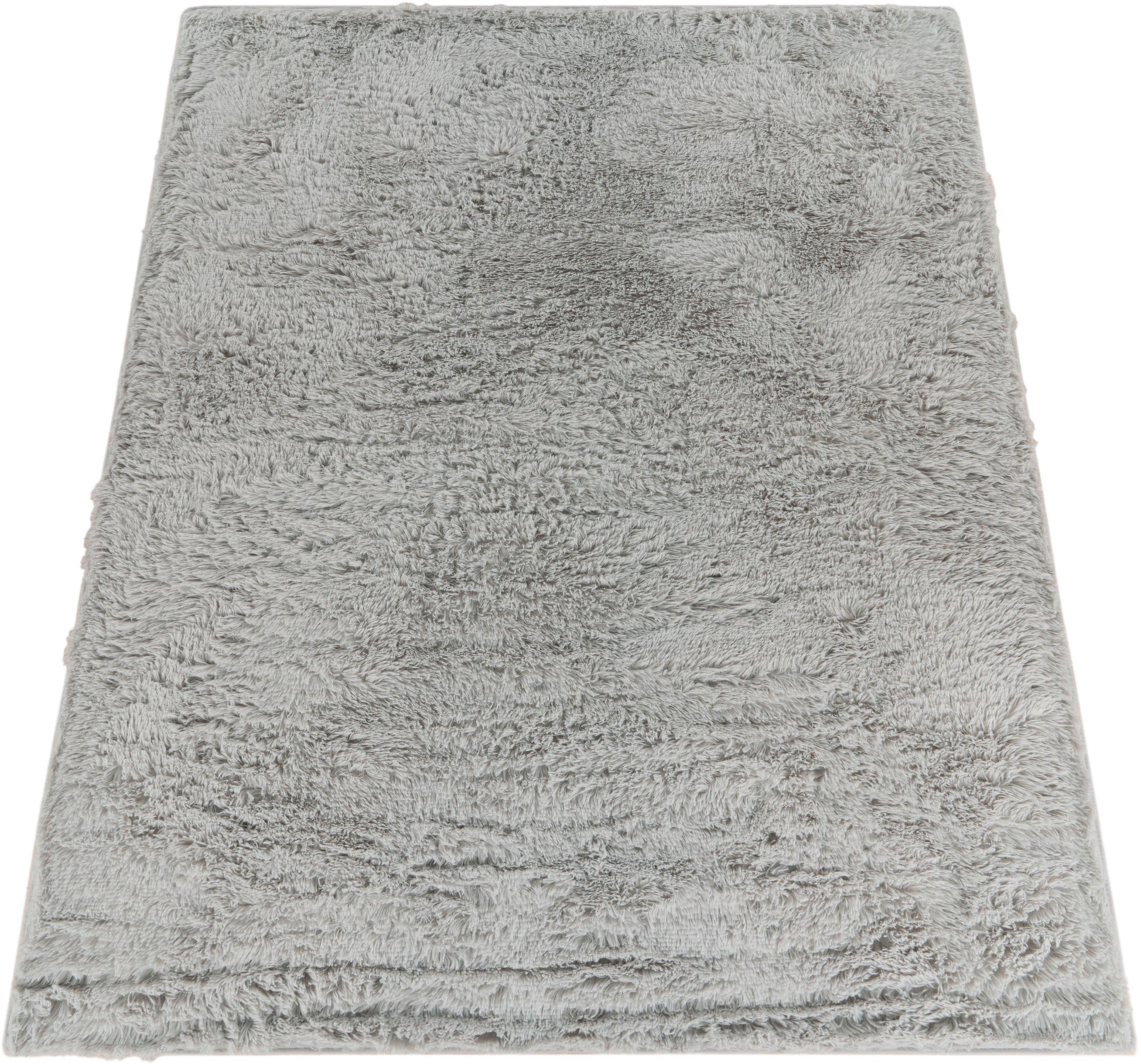 my home Hochflor-Teppich Serville, rechteckig, Höhe: günstig online kaufen