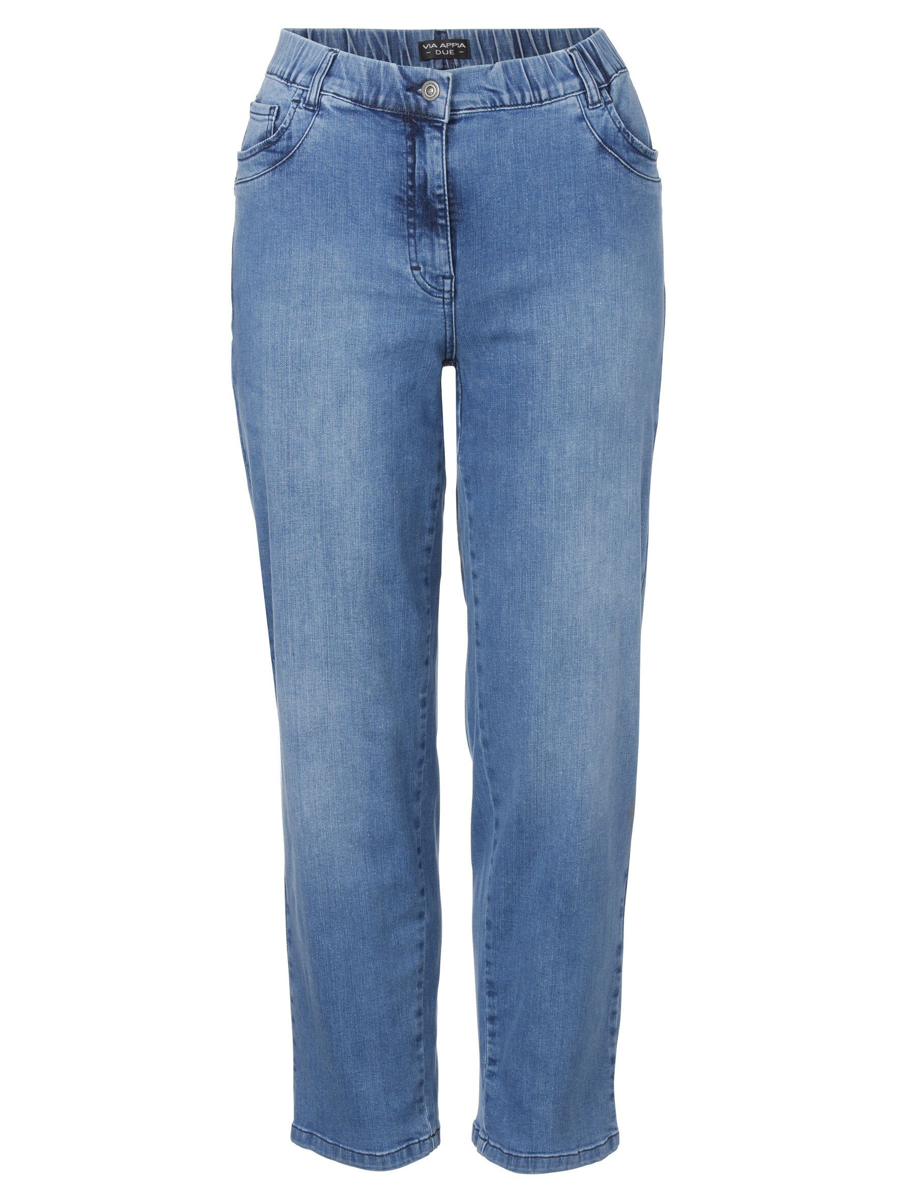VIA APPIA DUE 5-Pocket-Jeans Klassische 5-Pocket-Jeans mit Ziernähten jeans blau