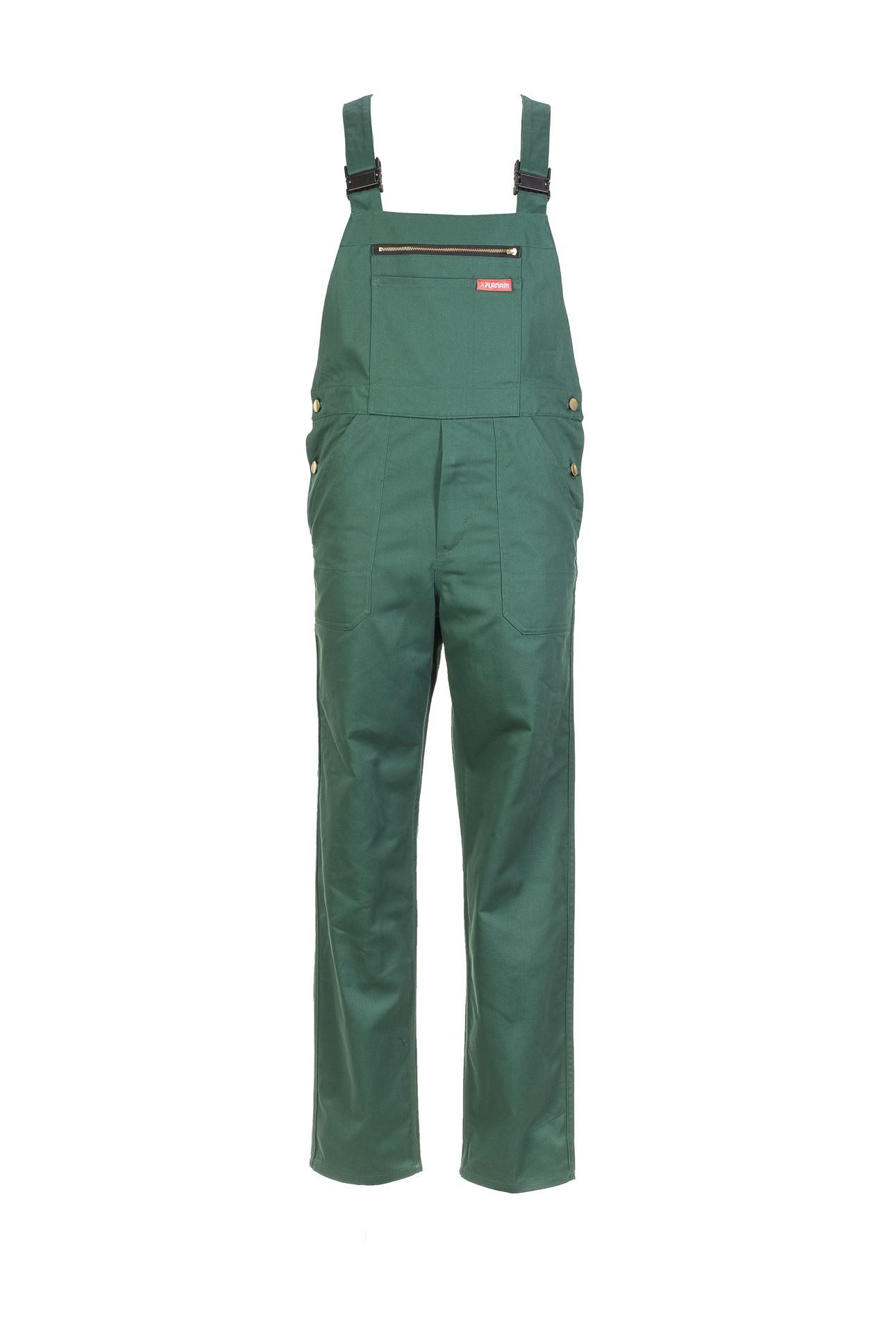 Planam Arbeitslatzhose PLANAM Herren Latzhose MG-290 Robust Mittelgrün