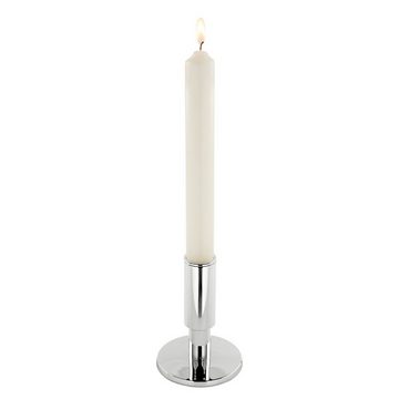 Fink Kerzenleuchter Leuchter RITMO - silberfarben - Stahl vernickelt - H.11,7cm, vernickelt