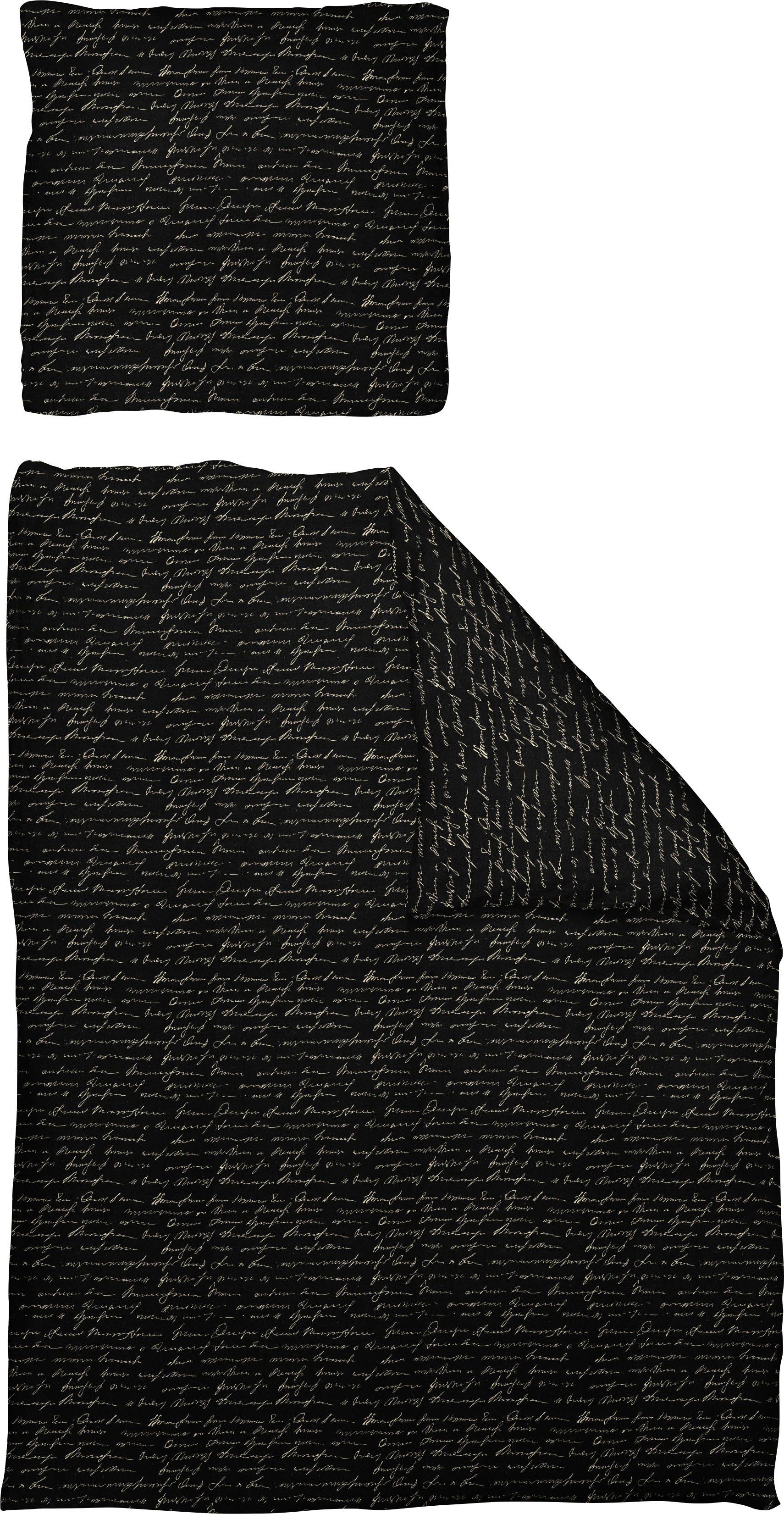 Adam Bettwäsche Leinenbettwäsche Scribble, Jacquard, 2 teilig, aus 73% Leinen & 27% Bio-Baumwolle, 2 teilig - Leinenbettwäsche