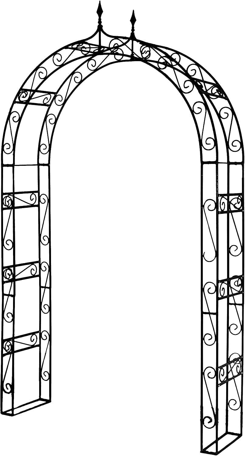 Defactoshop Rosenbogen Rosenbogen Rosensäule Gartenbogen Rankgitter günstig online kaufen
