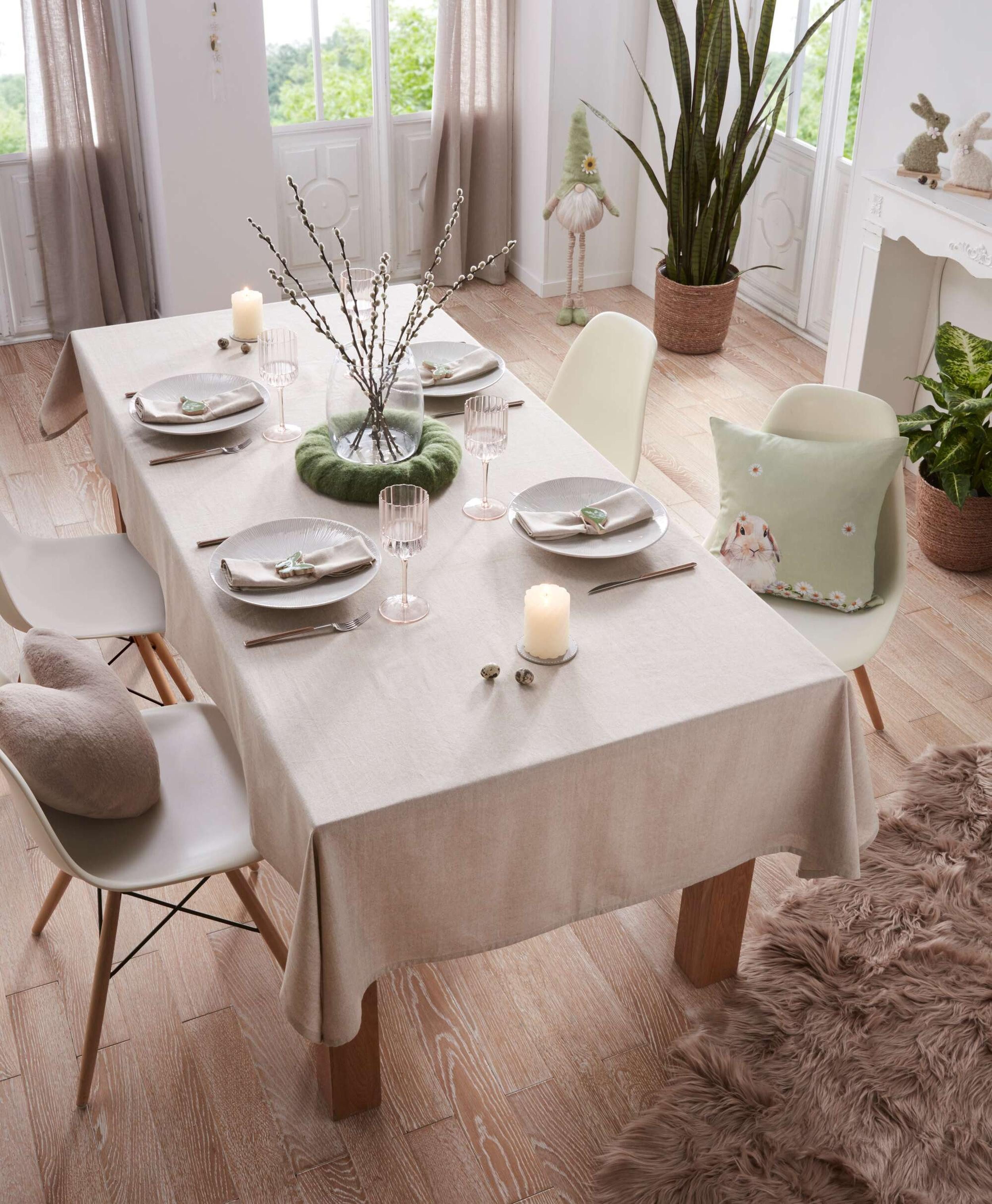 Frank Flechtwaren Tischdecke Tafeldecke "Classique"