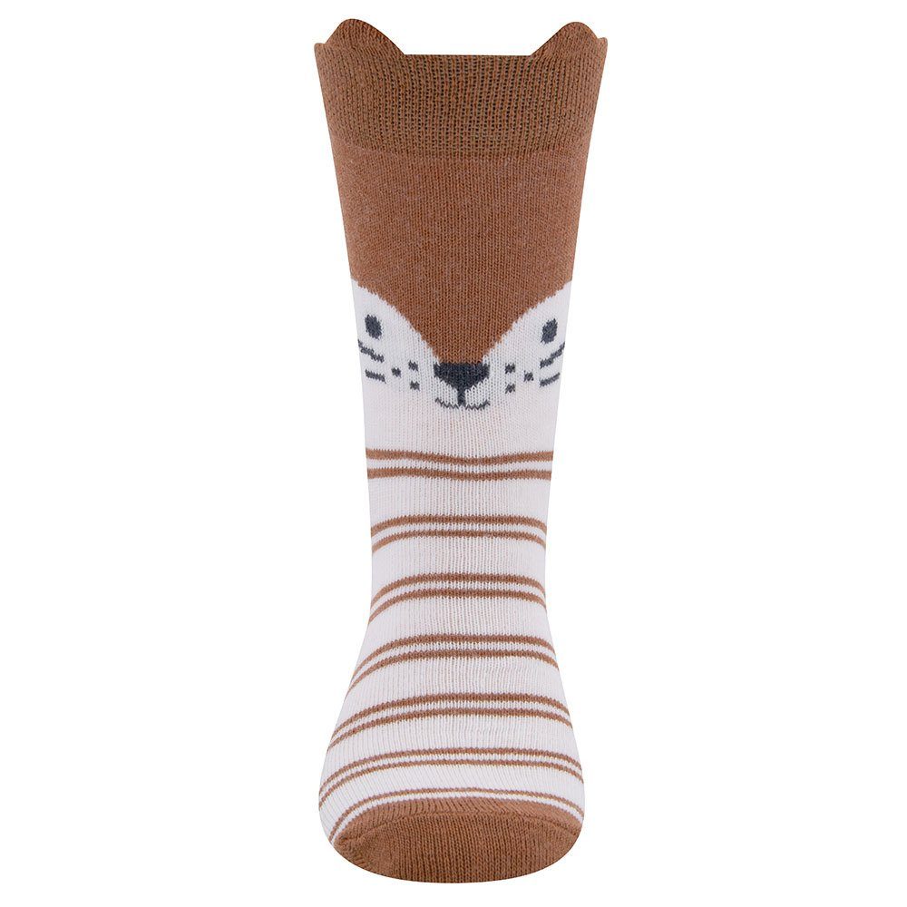 GOTS Punkte/Katze (4-Paar) Socken Socken Ewers