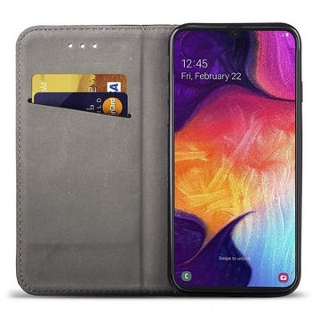 cofi1453 Handyhülle Buch Tasche für Samsung Galaxy M23 5G Schwarz 6,51 Zoll, Schutzhülle Handy Wallet Case Cover mit Kartenfächern