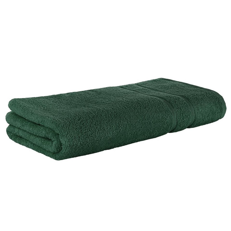 StickandShine Baumwolle in Gästehandtücher Handtücher Saunatücher Duschtücher Handtuch 100% zur GSM Dunkelgrün Badetücher 500 Wahl