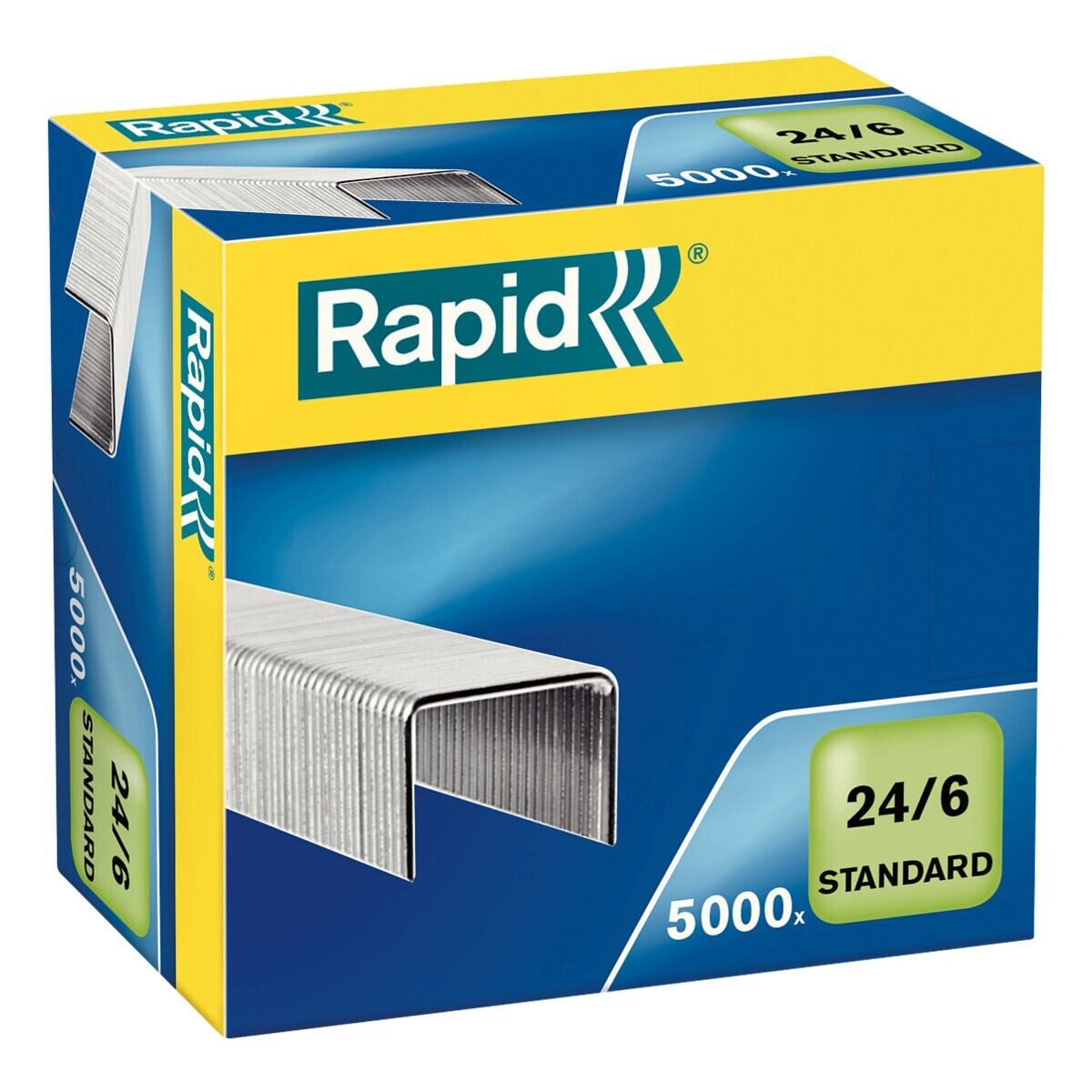 Rapid Heftklammer 24/6, 5.000 Stück/Pack, Heftleistung 20 Blatt