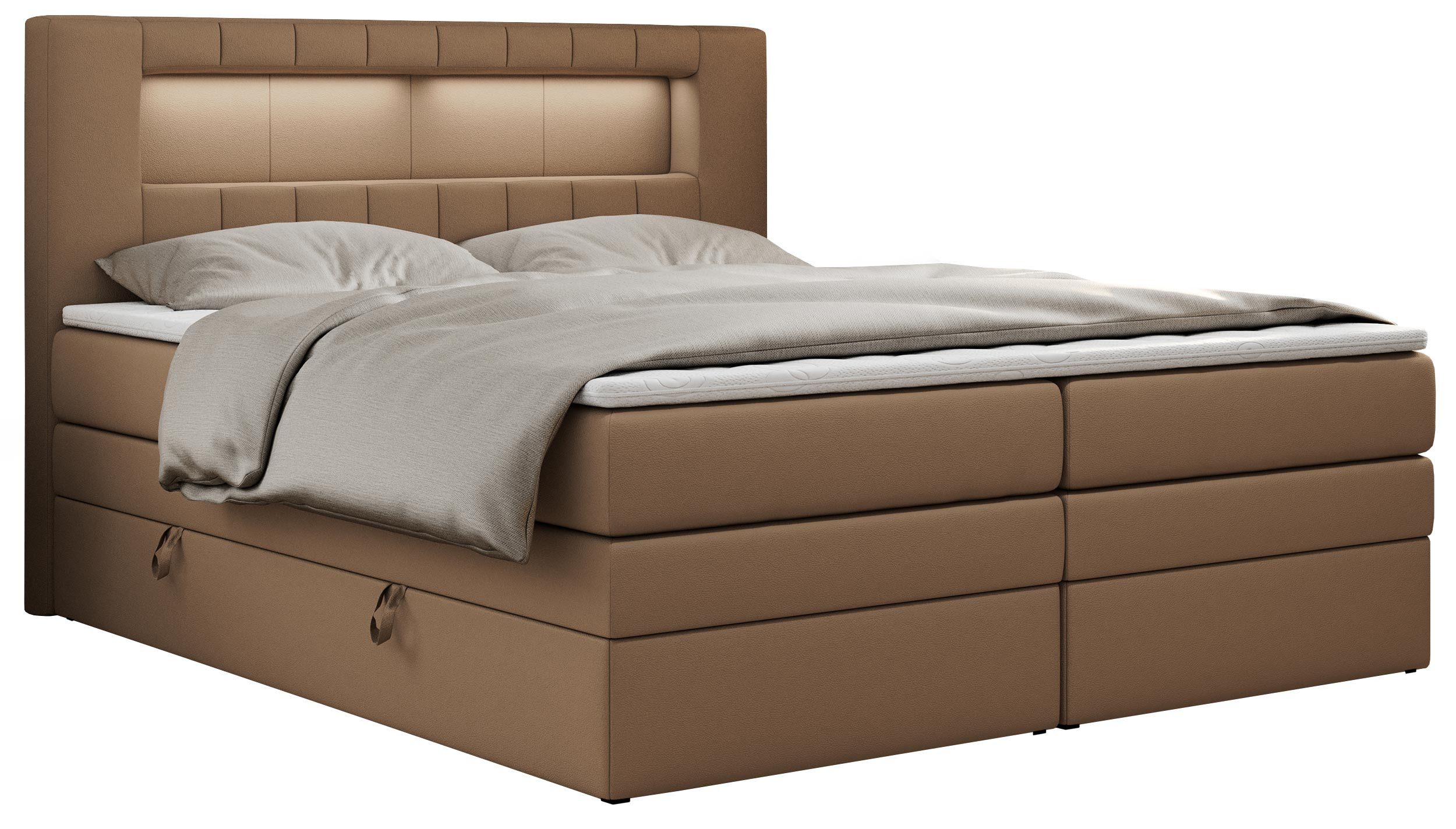 MKS MÖBEL Boxspringbett GOLD 5 KING günstig online kaufen